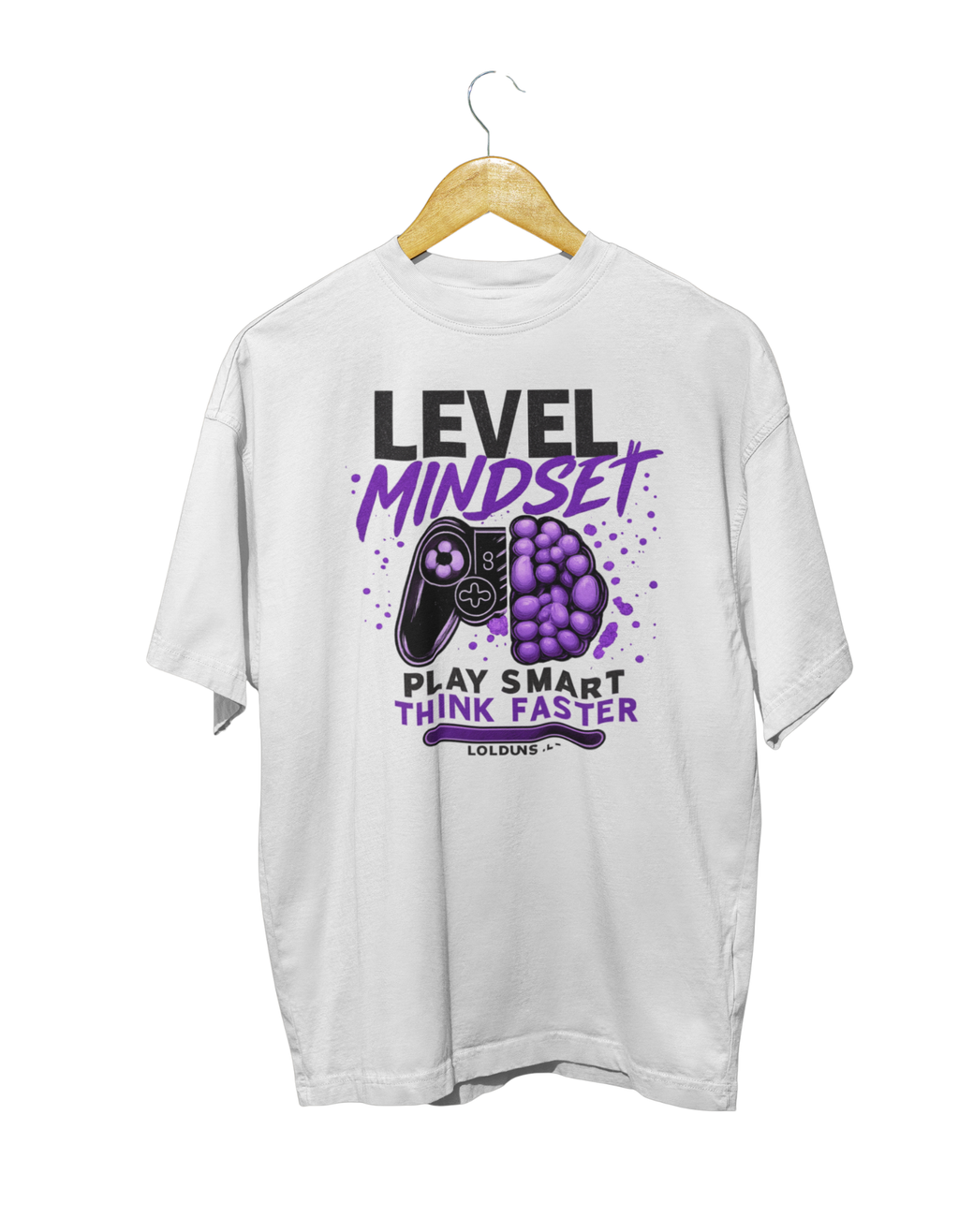 Level Mindset Graphic Oversized Tee