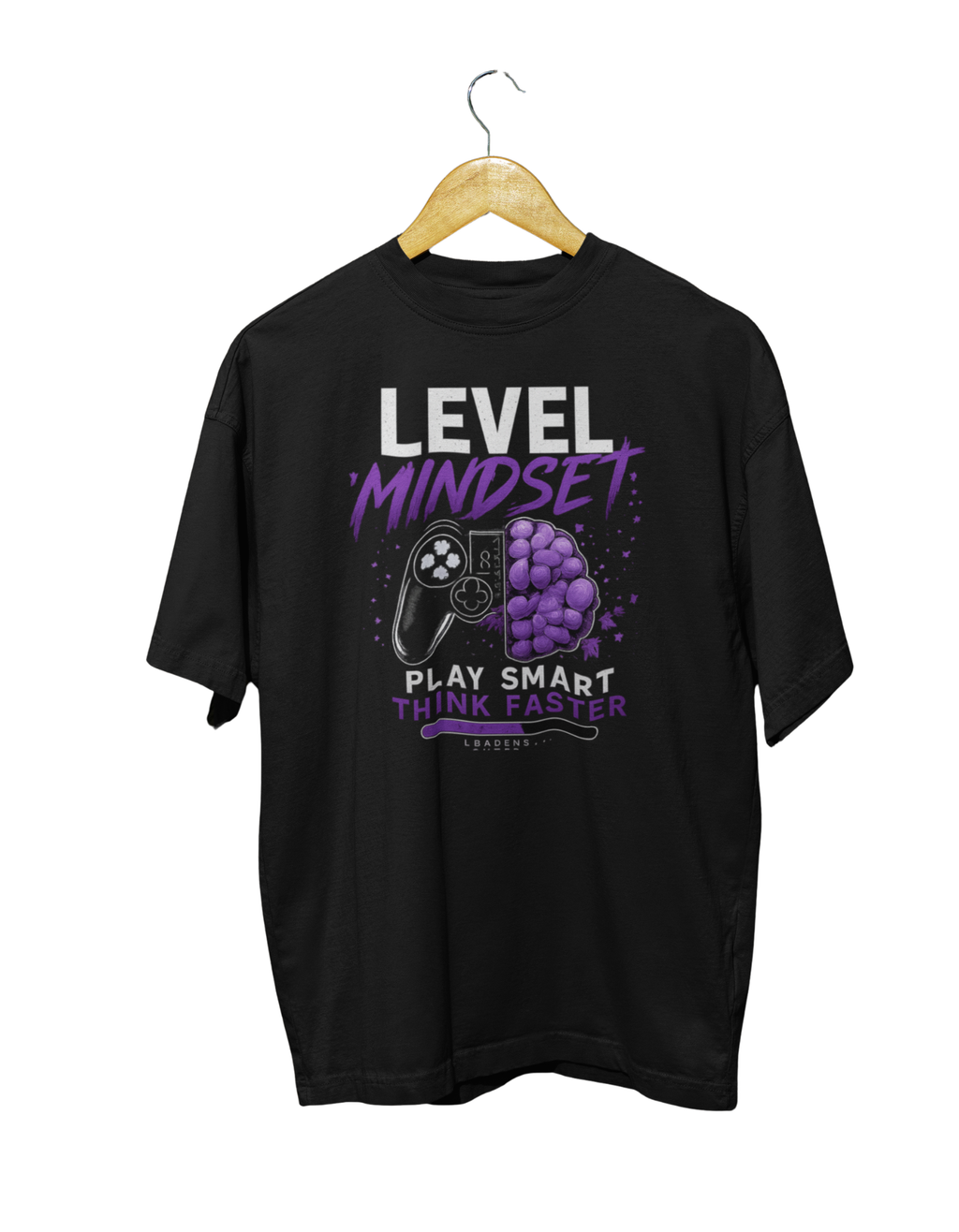 Level Mindset Graphic Oversized Tee