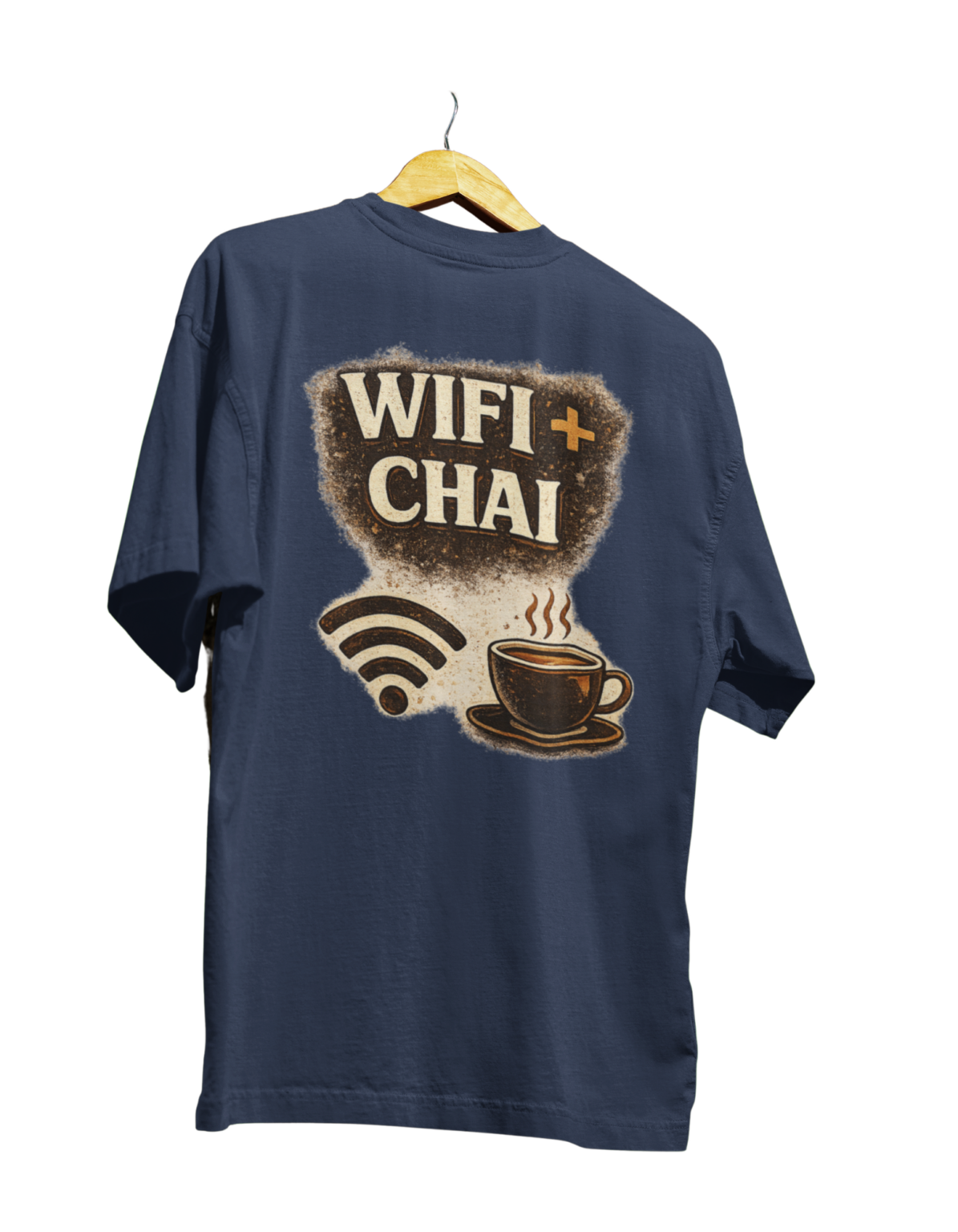 WiFi + Chai Oversized Graphic T-Shirt