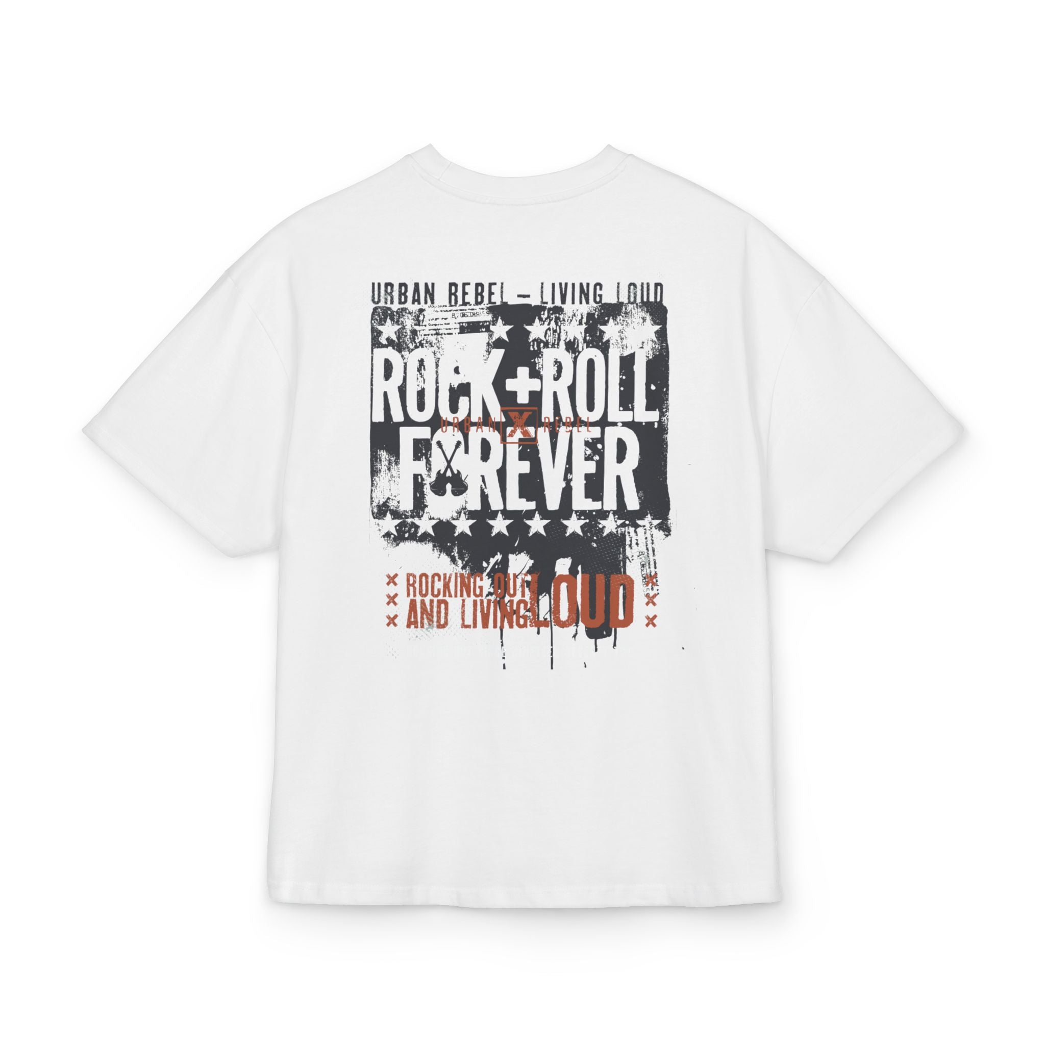Rock & Roll Forever Unisex Drop-Shoulder Oversized Tee