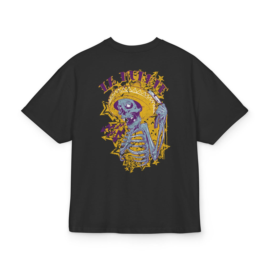 La Muerte Skeleton Graphic Unisex Drop-Shoulder Oversized Tee