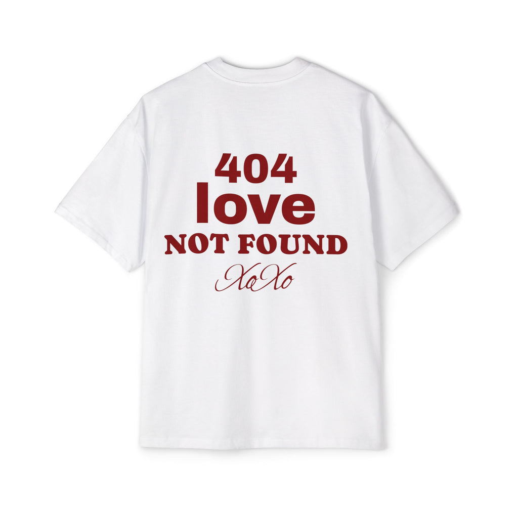 404 Love Not Found Oversized Graphic Tee