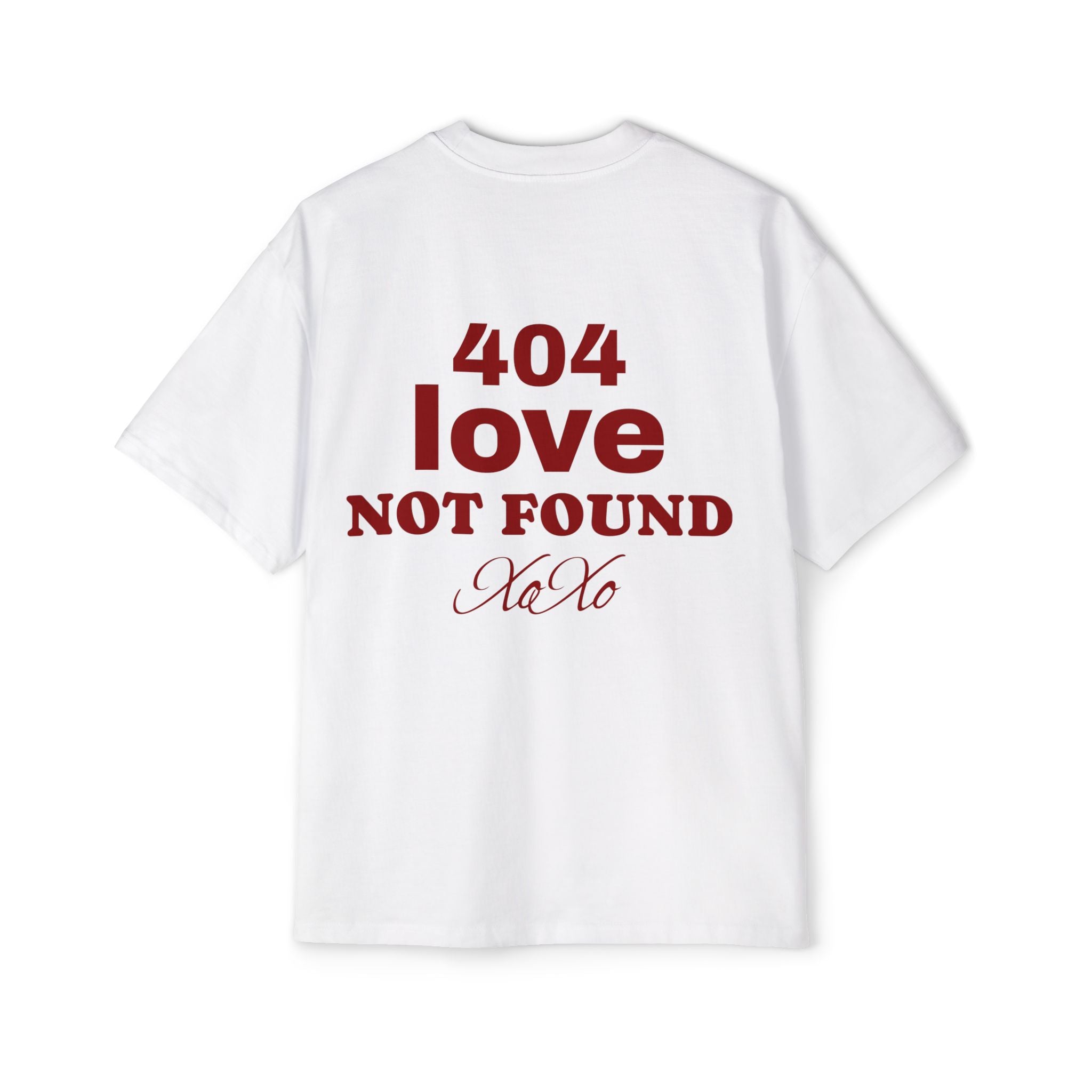 404 Love Not Found Oversized Graphic Tee