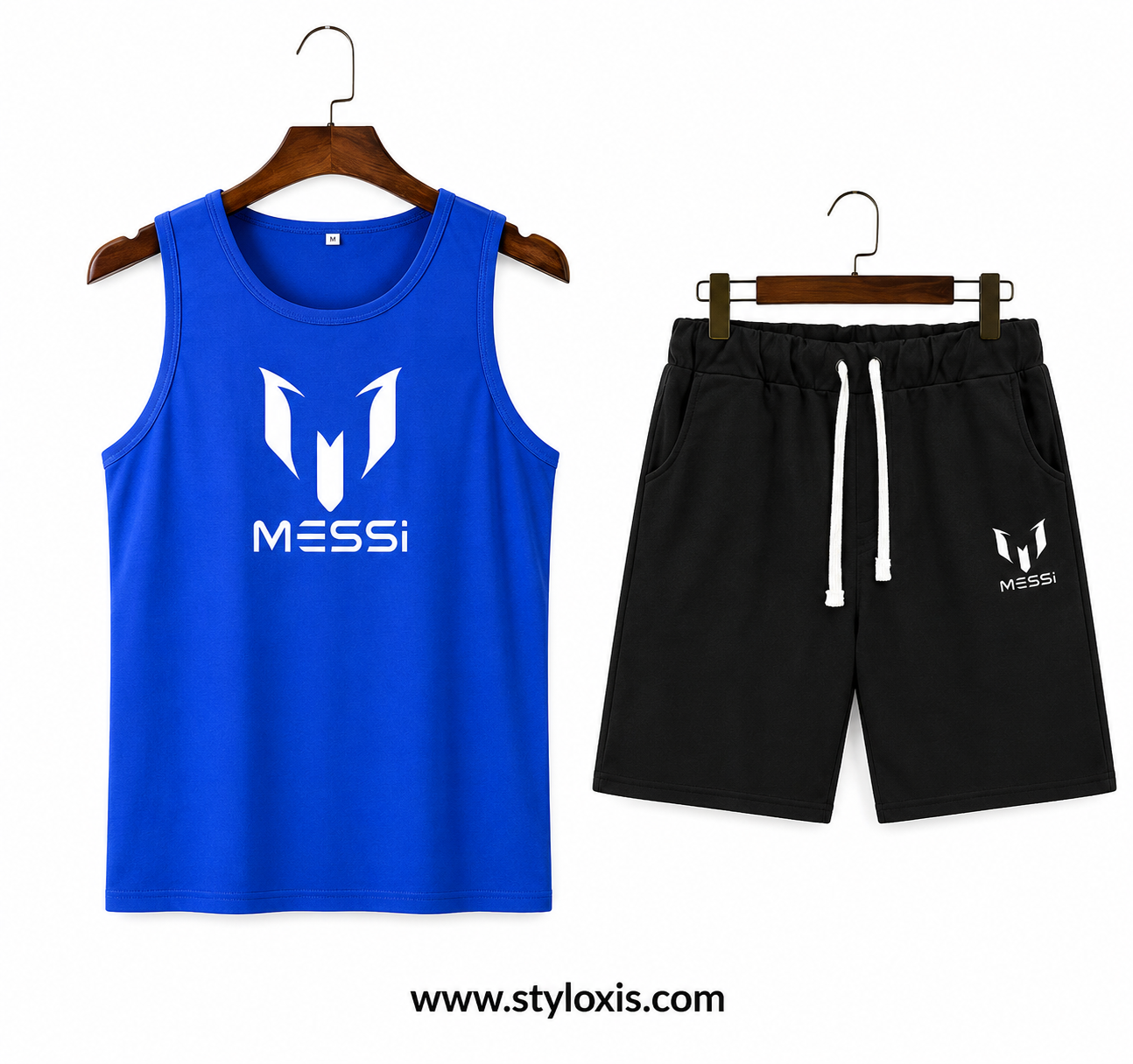 Ocean Blue Unisex Summer Set | T-Shirt & Sando with Shorts
