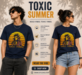Toxic Summer Graphic Unisex Pure Cotton T-Shirt