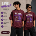 Level Mindset Graphic Oversized Tee