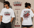 Cuba Libre Vintage Car Unisex Oversized Graphic Tee