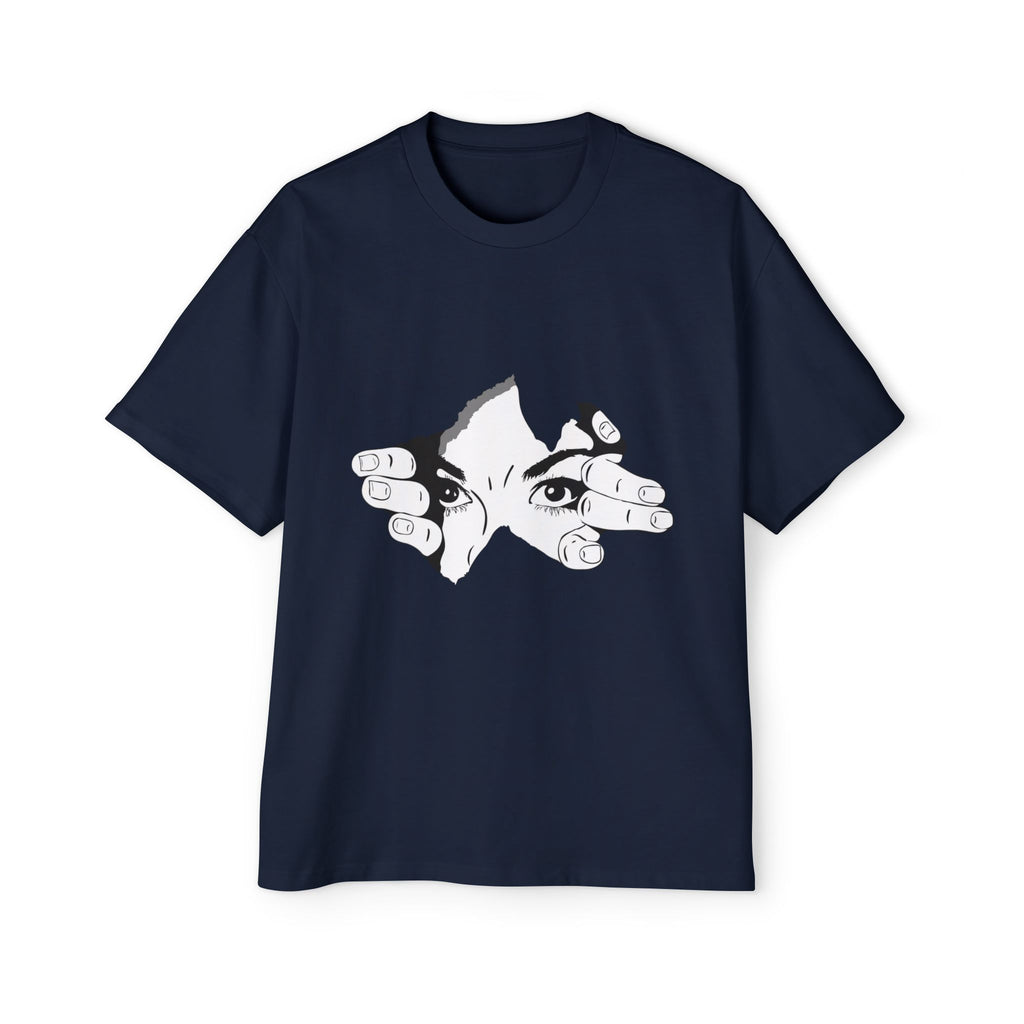 Mystic Eyes Unisex Graphic Drop Shoulder Oversized Tee
