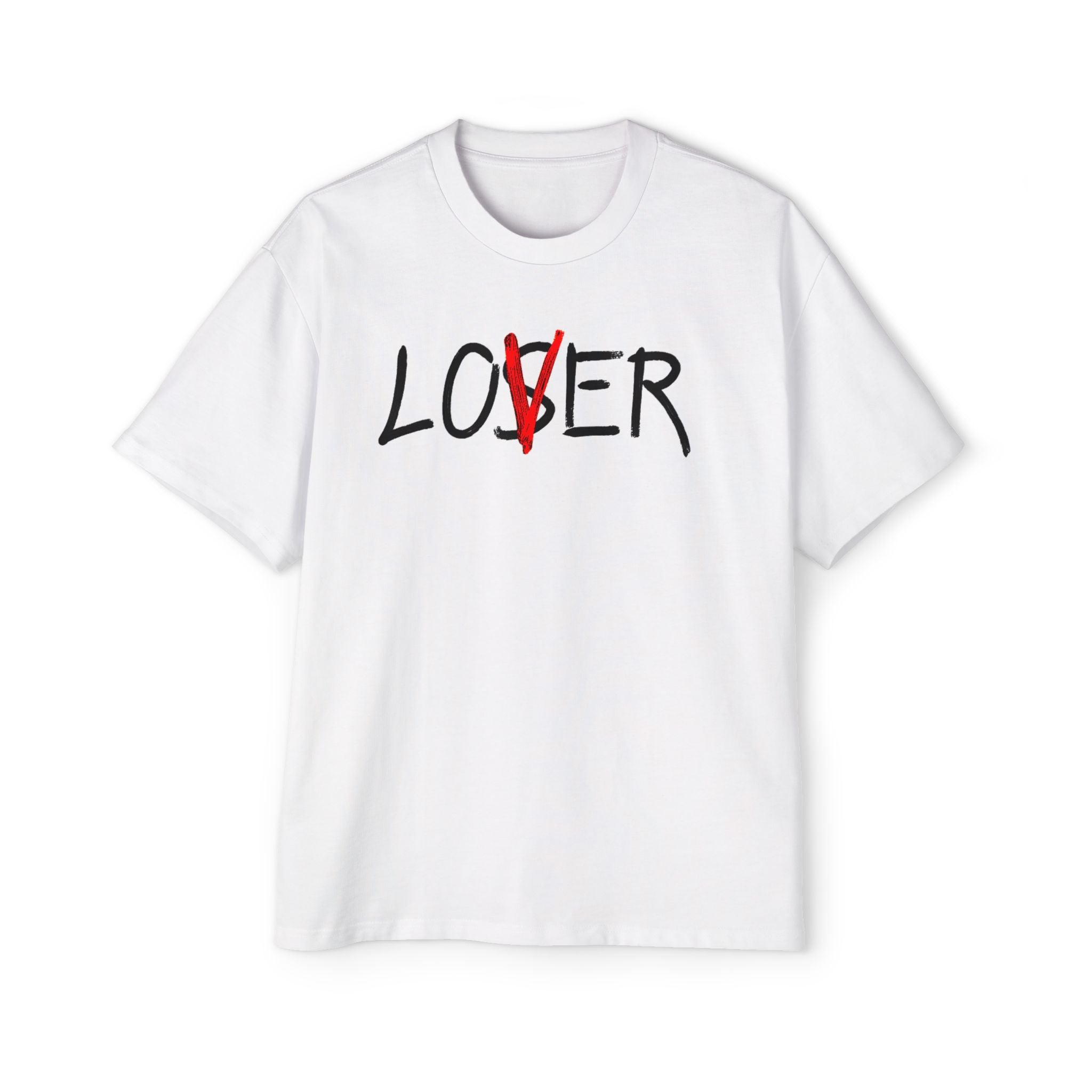 Lover Typography Unisex Oversized Tee