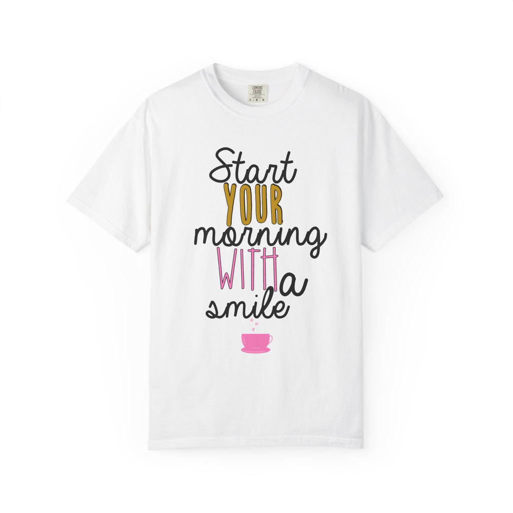 Start Your Morning With A Smile Graphic T-Shirt