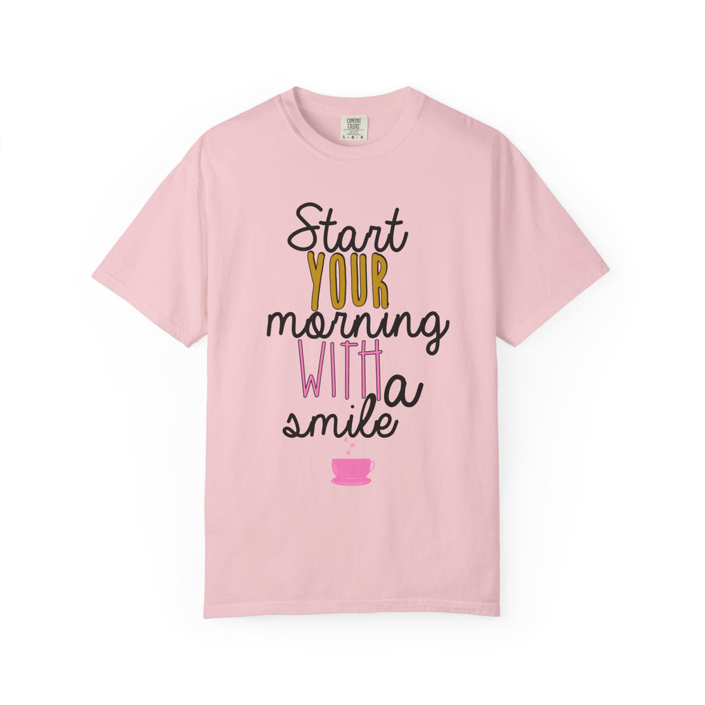 Start Your Morning With A Smile Graphic T-Shirt