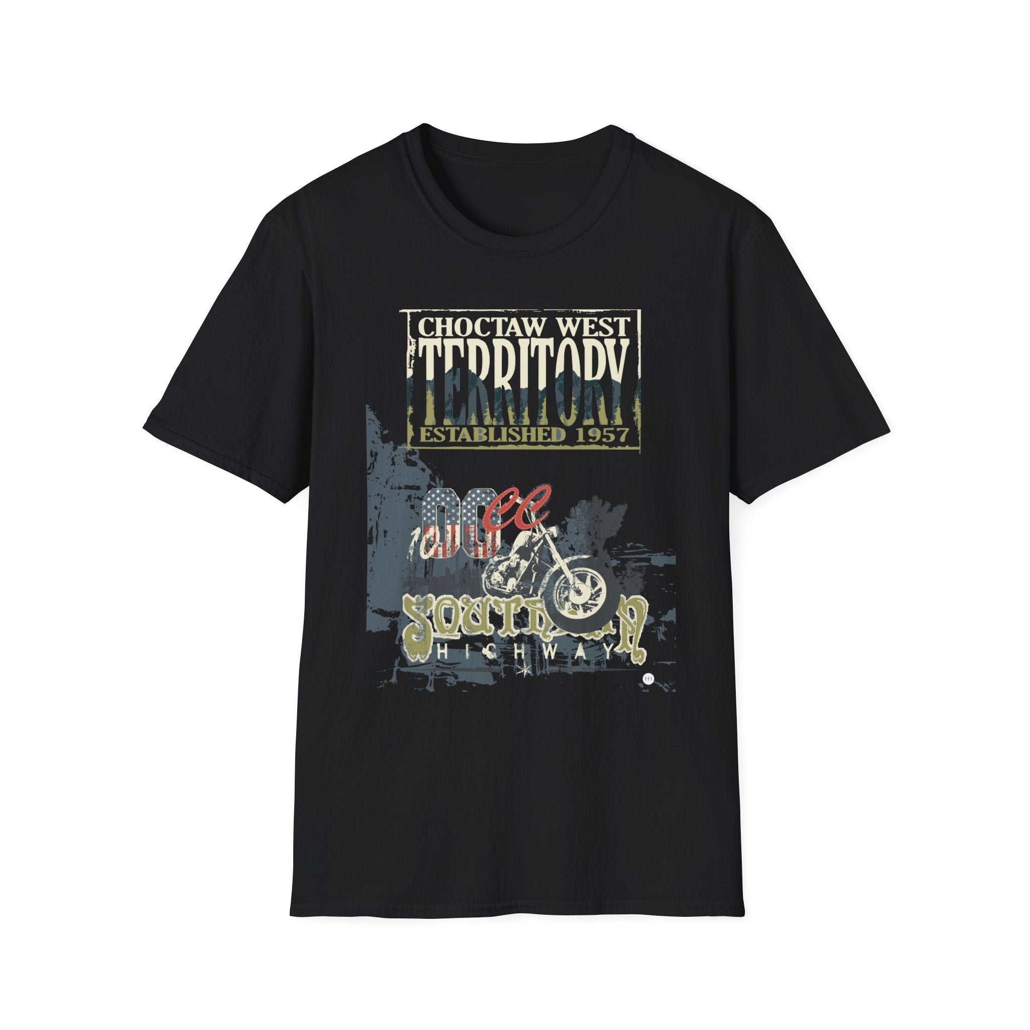Vintage Motorcycle Artwork Unisex Graphic T-Shirt