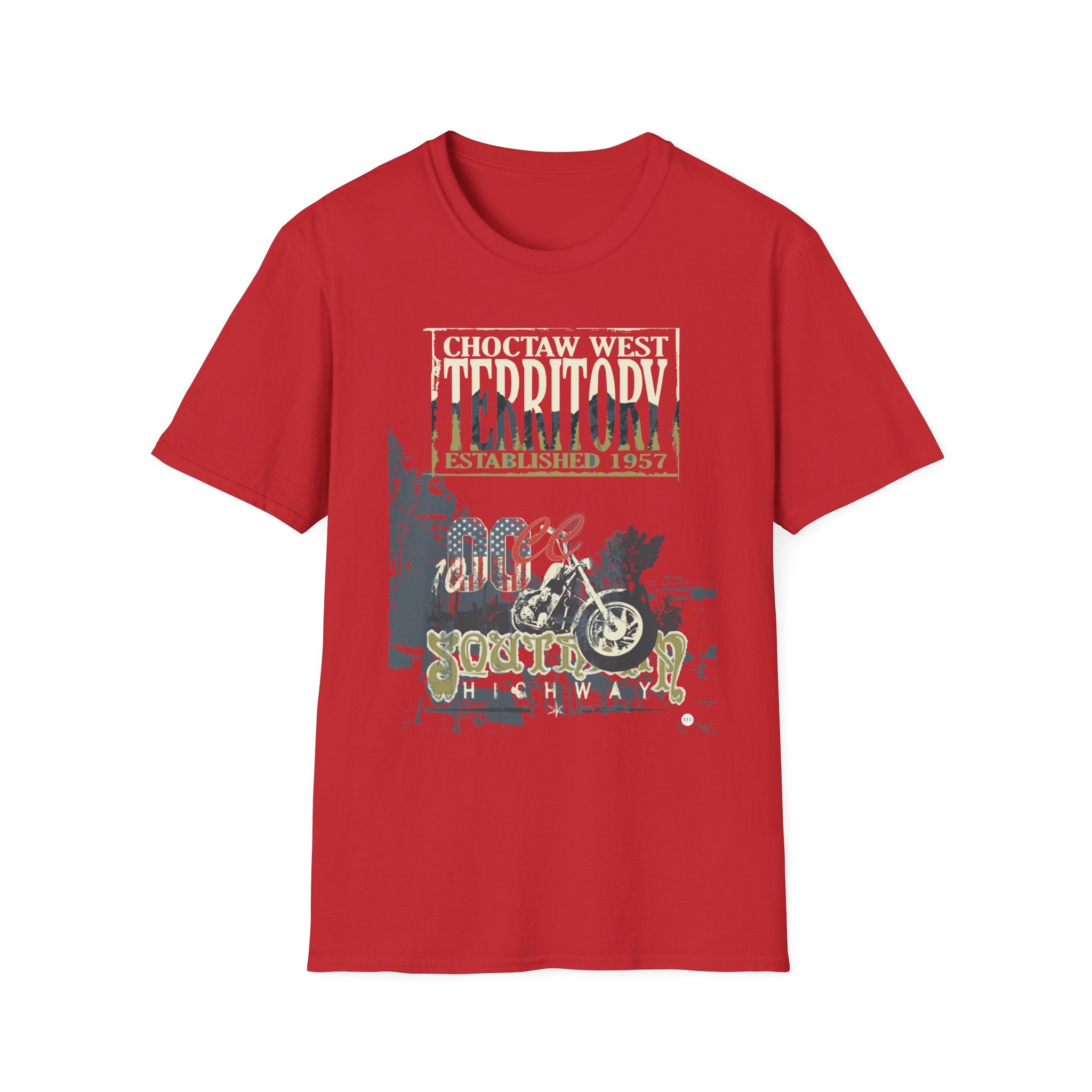 Vintage Motorcycle Artwork Unisex Graphic T-Shirt