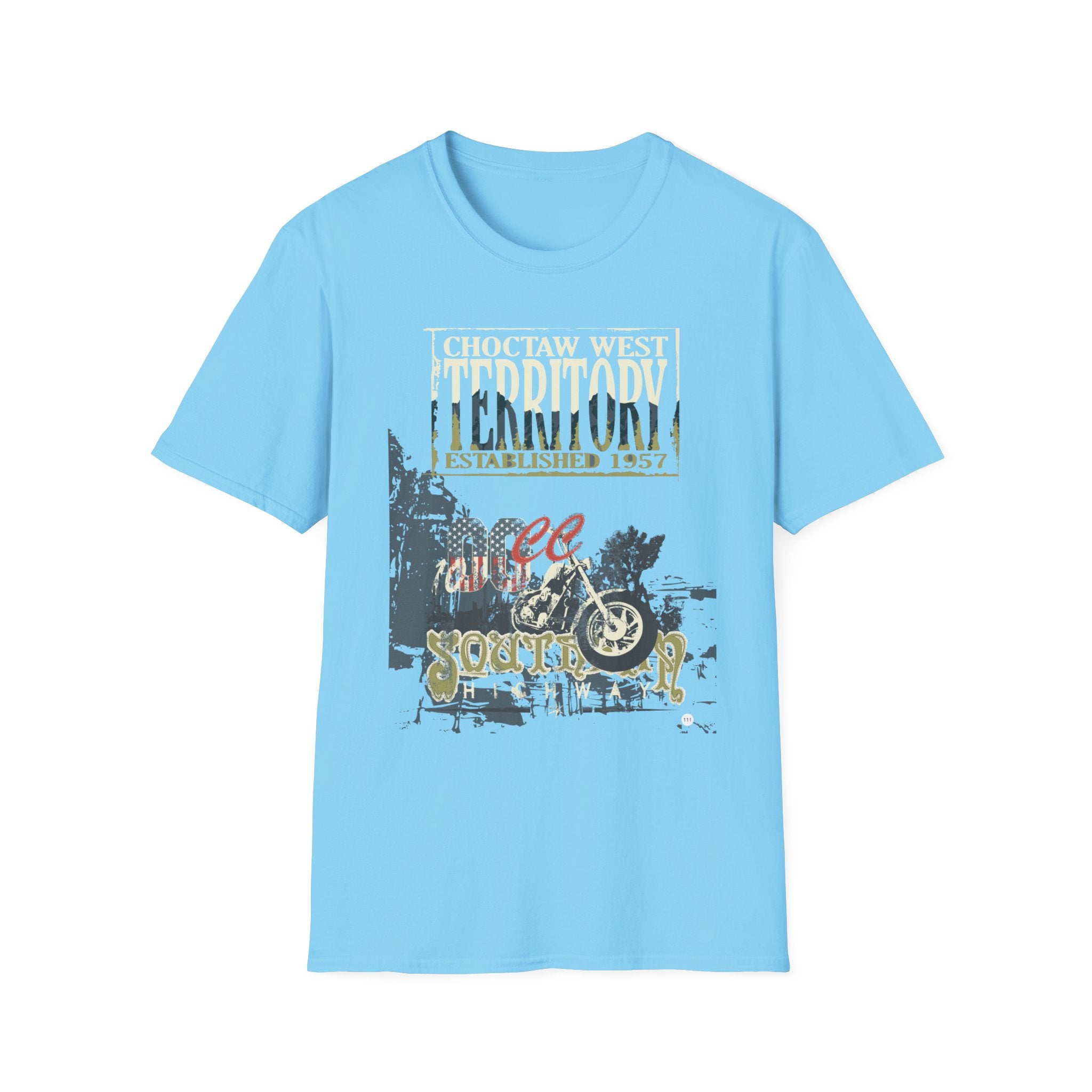 Vintage Motorcycle Artwork Unisex Graphic T-Shirt