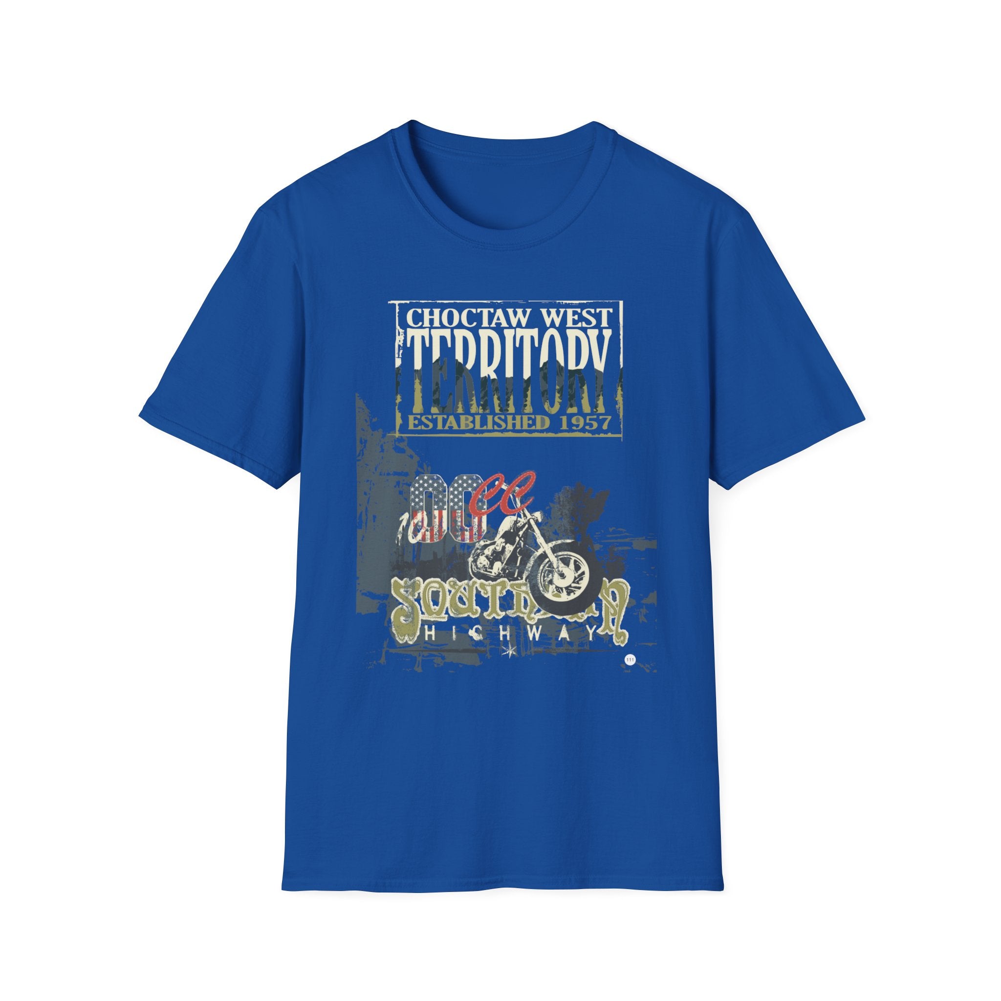 Vintage Motorcycle Artwork Unisex Graphic T-Shirt