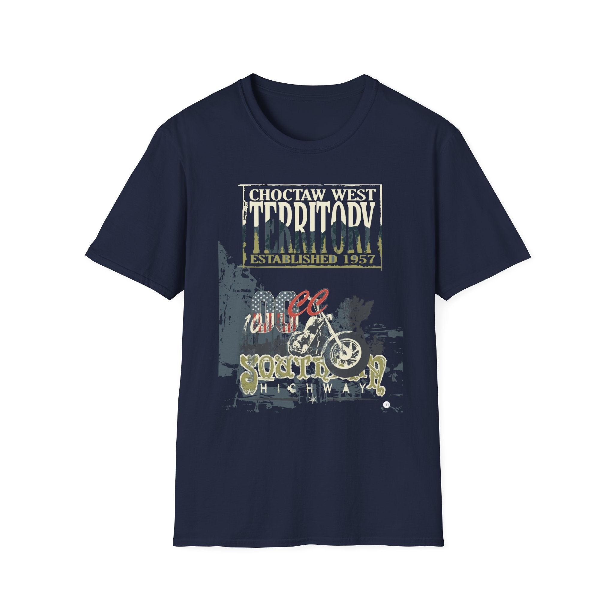 Vintage Motorcycle Artwork Unisex Graphic T-Shirt