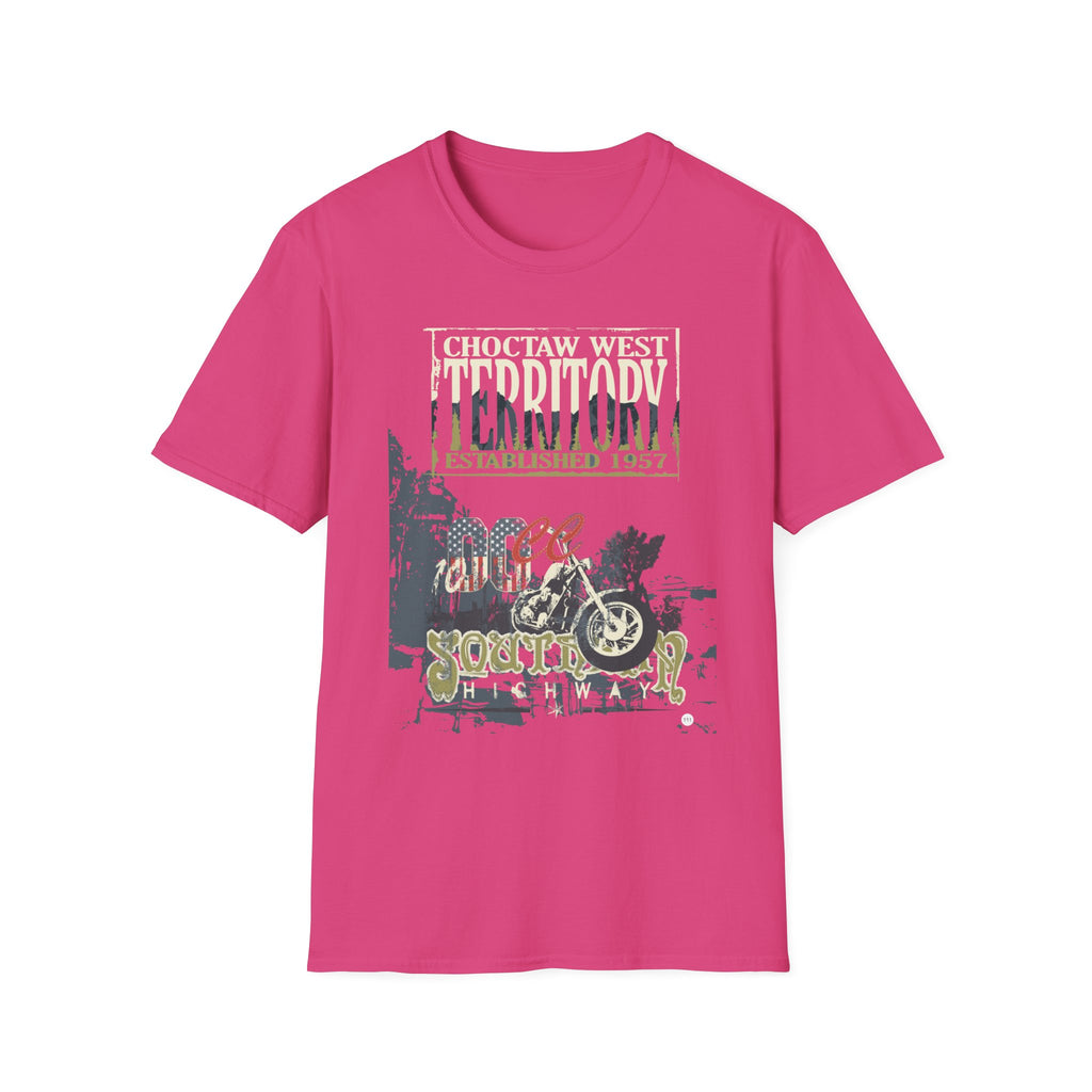 Vintage Motorcycle Artwork Unisex Graphic T-Shirt