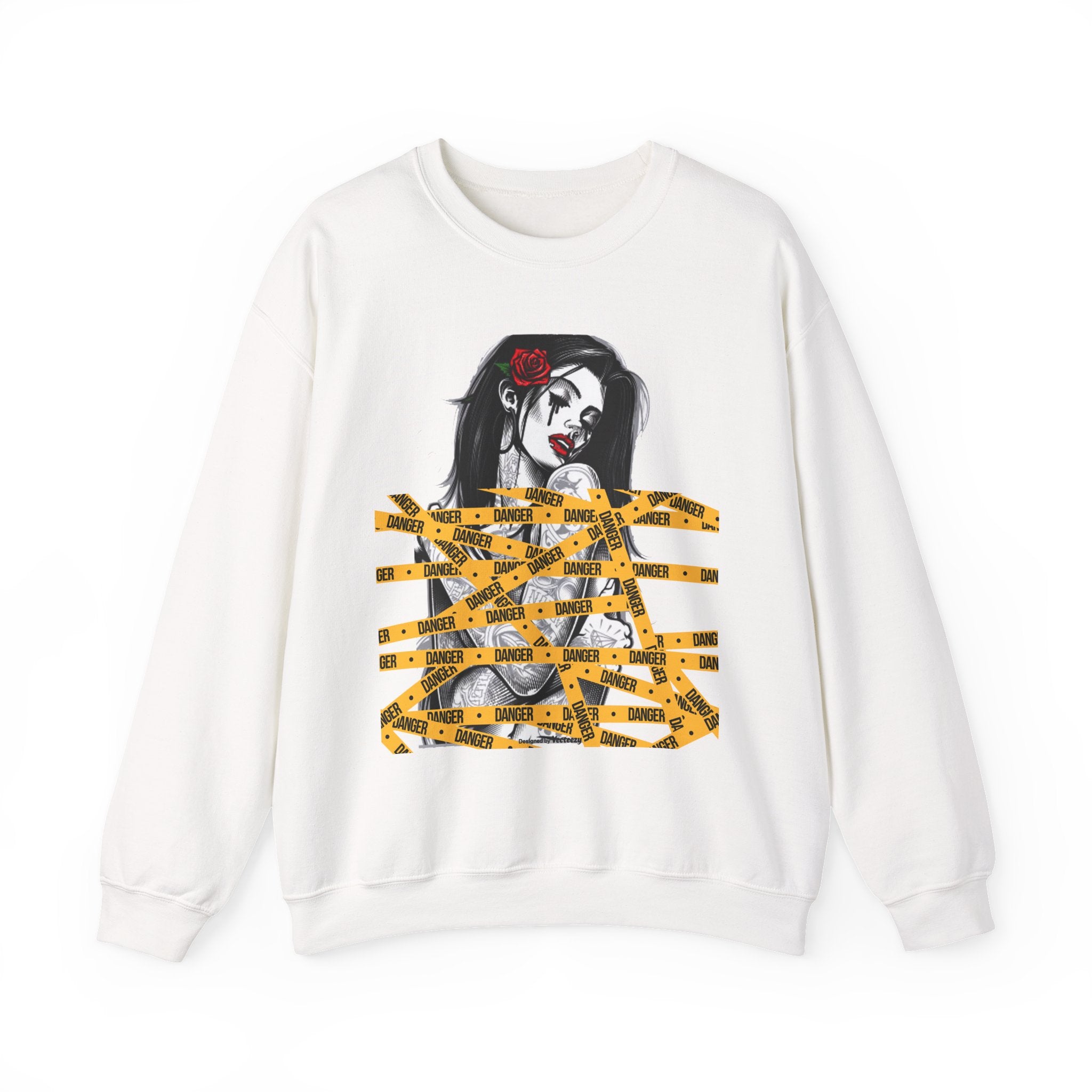 Dark Rose Unisex Premium Streetwear Graphic Sweatshirt