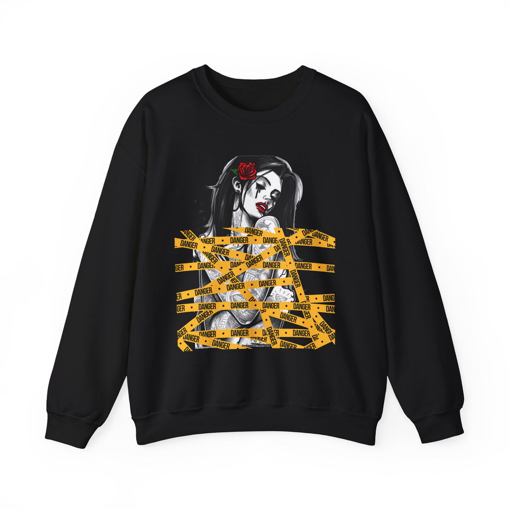 Dark Rose Unisex Premium Streetwear Graphic Sweatshirt
