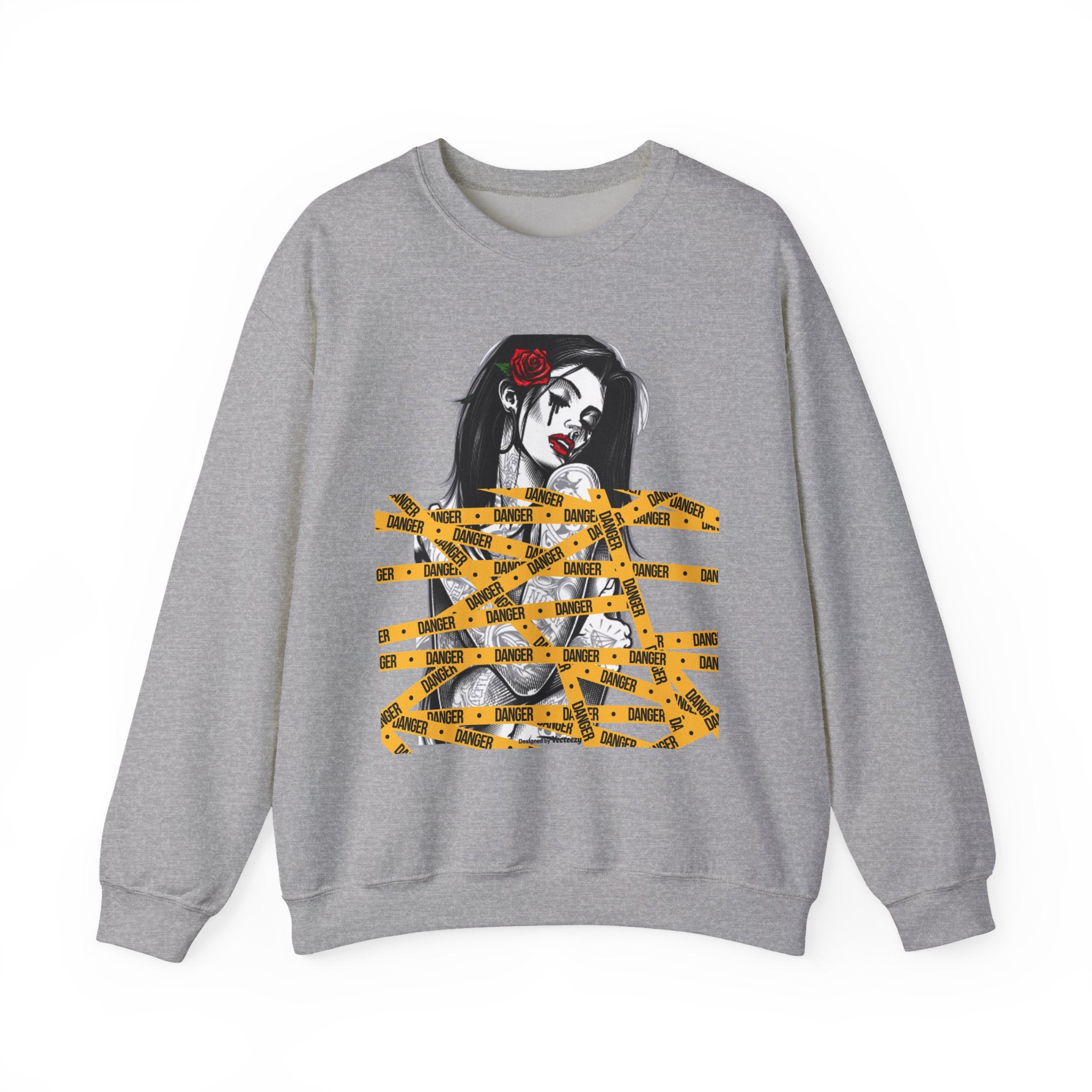 Dark Rose Unisex Premium Streetwear Graphic Sweatshirt
