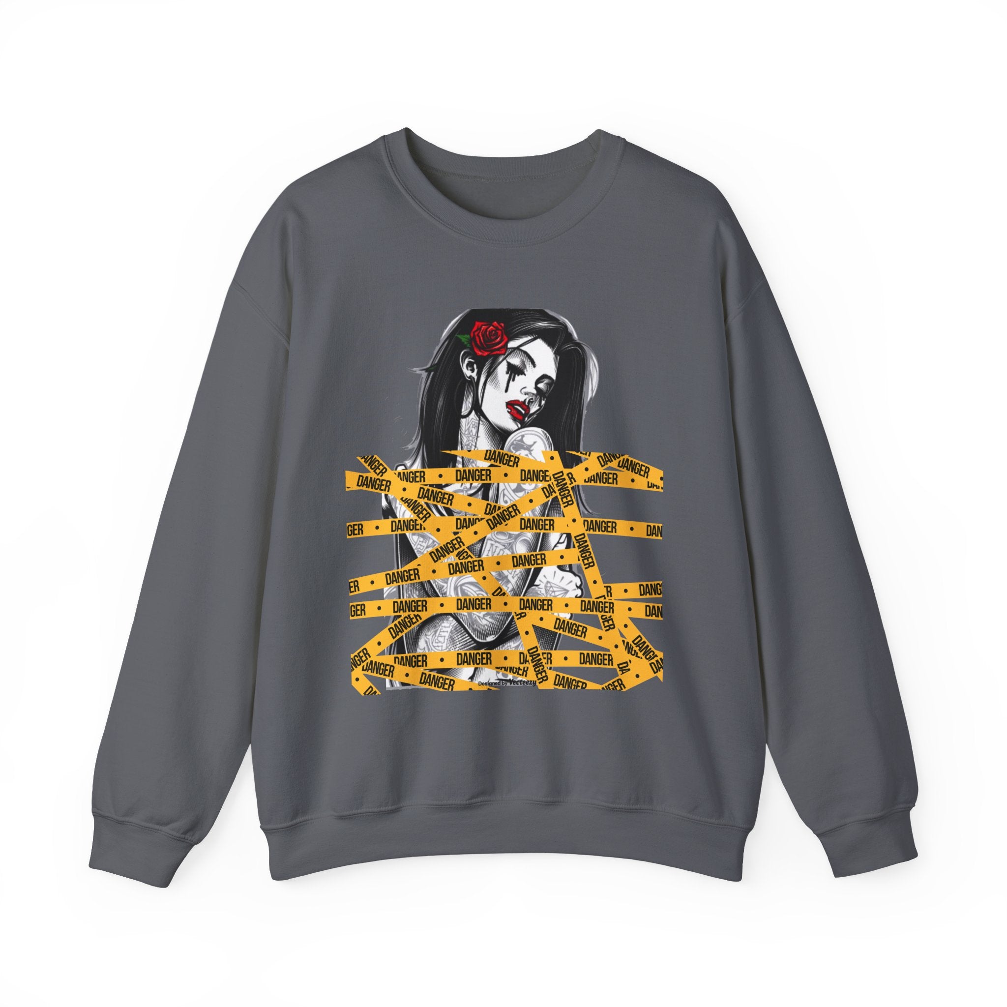 Dark Rose Unisex Premium Streetwear Graphic Sweatshirt
