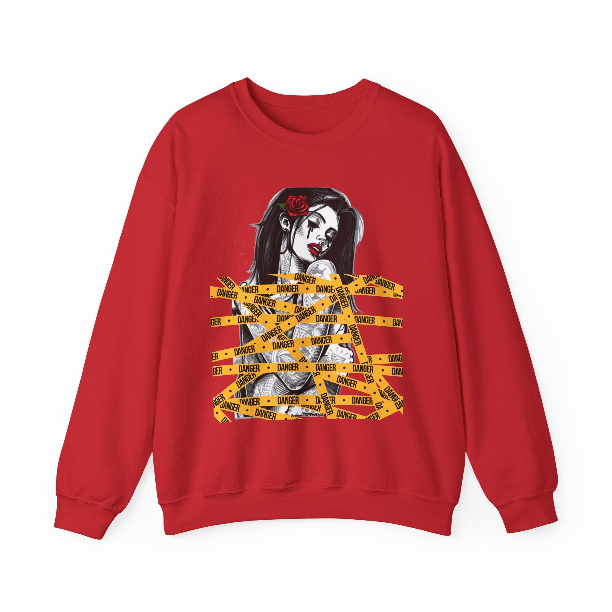 Dark Rose Unisex Premium Streetwear Graphic Sweatshirt