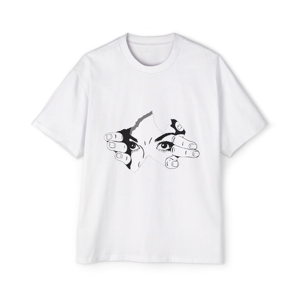 Mystic Eyes Unisex Graphic Drop Shoulder Oversized Tee