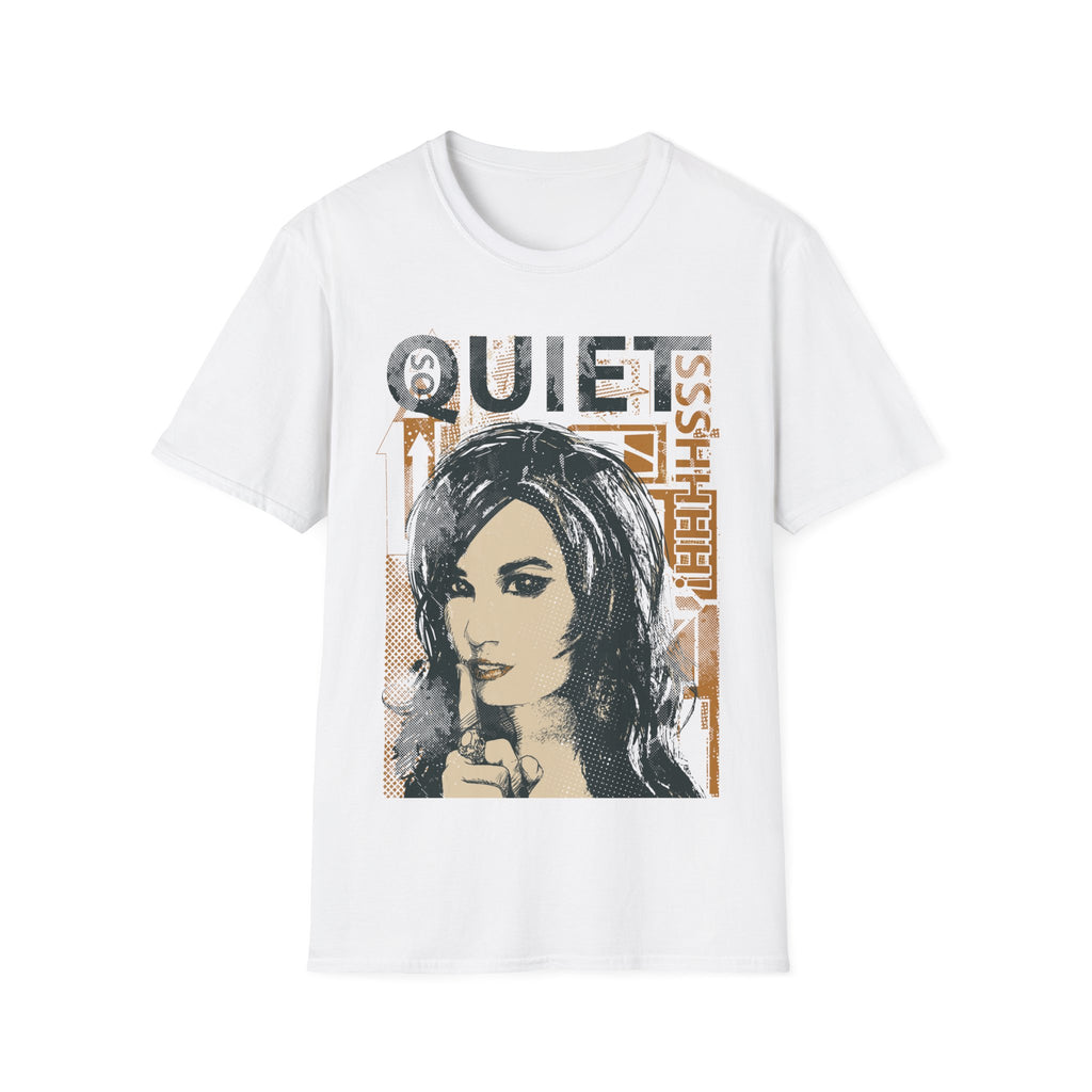Quiet Please Graphic Printed T-Shirt