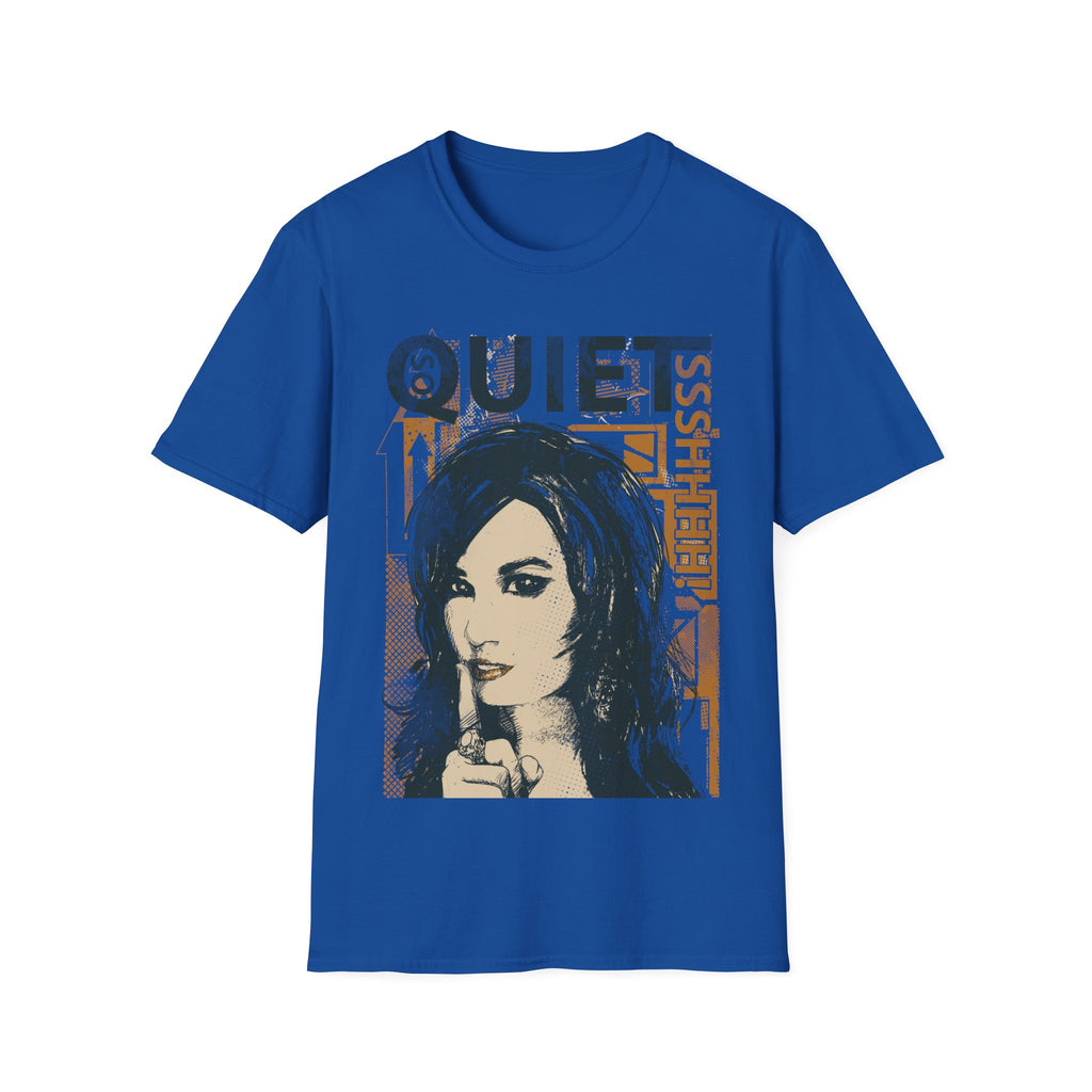 Quiet Please Graphic Printed T-Shirt