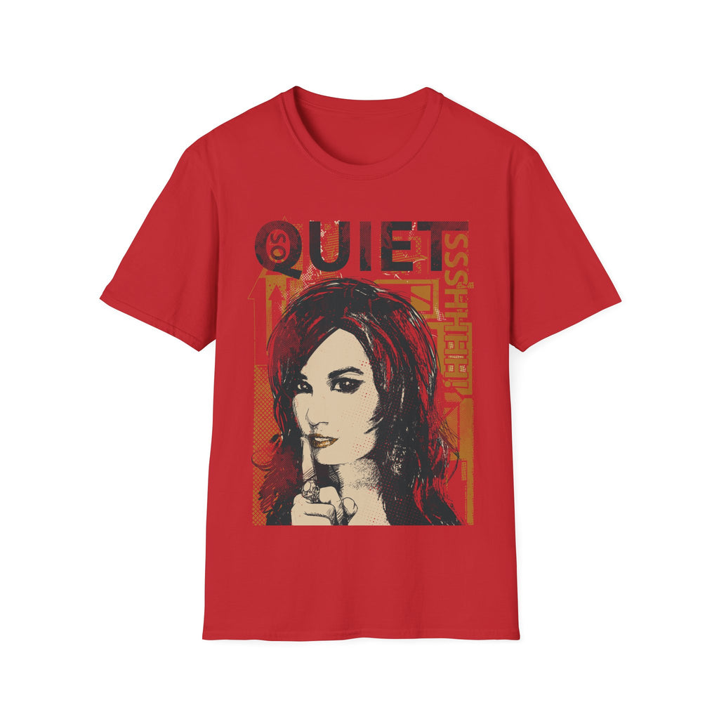 Quiet Please Graphic Printed T-Shirt