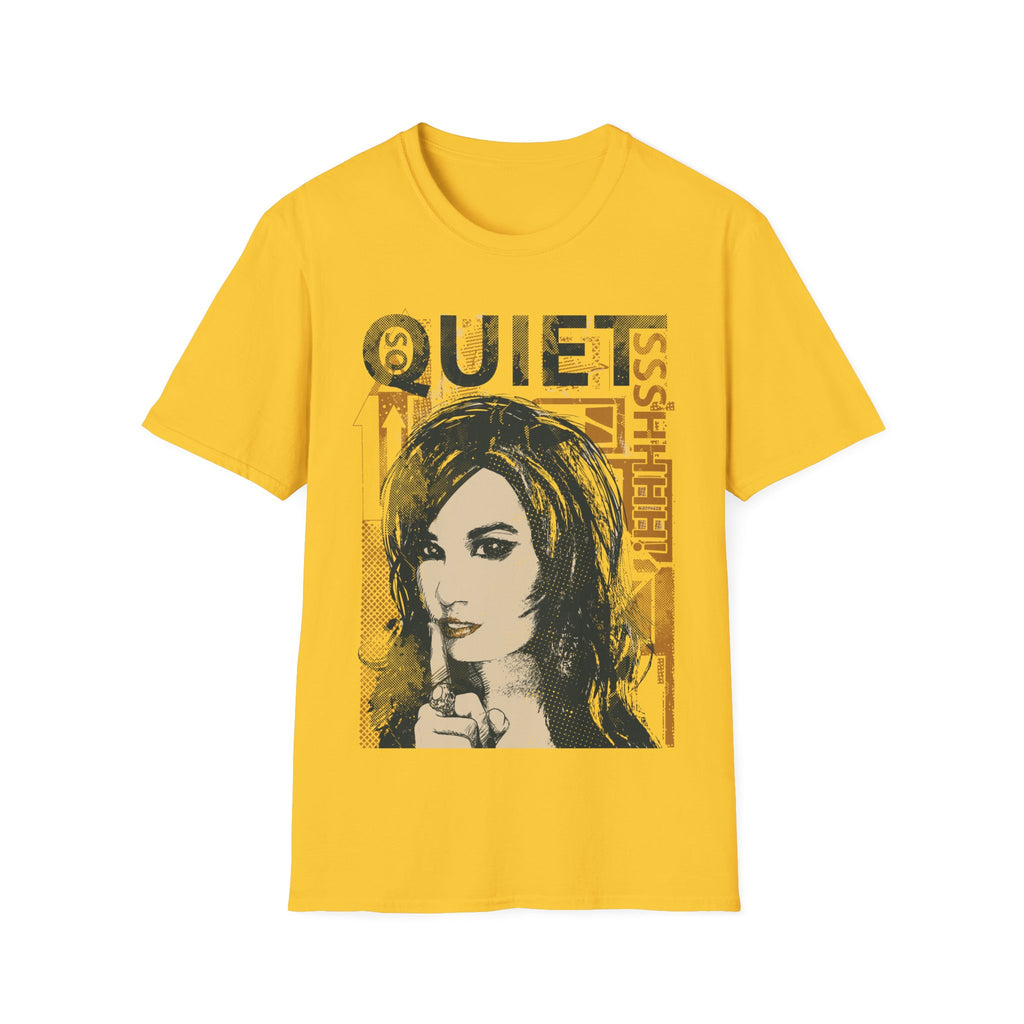 Quiet Please Graphic Printed T-Shirt