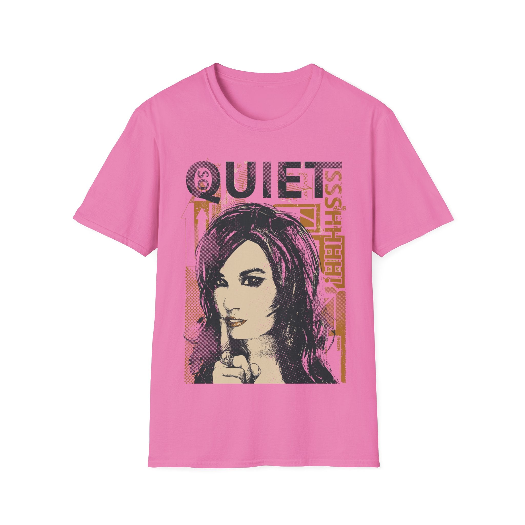 Quiet Please Graphic Printed T-Shirt