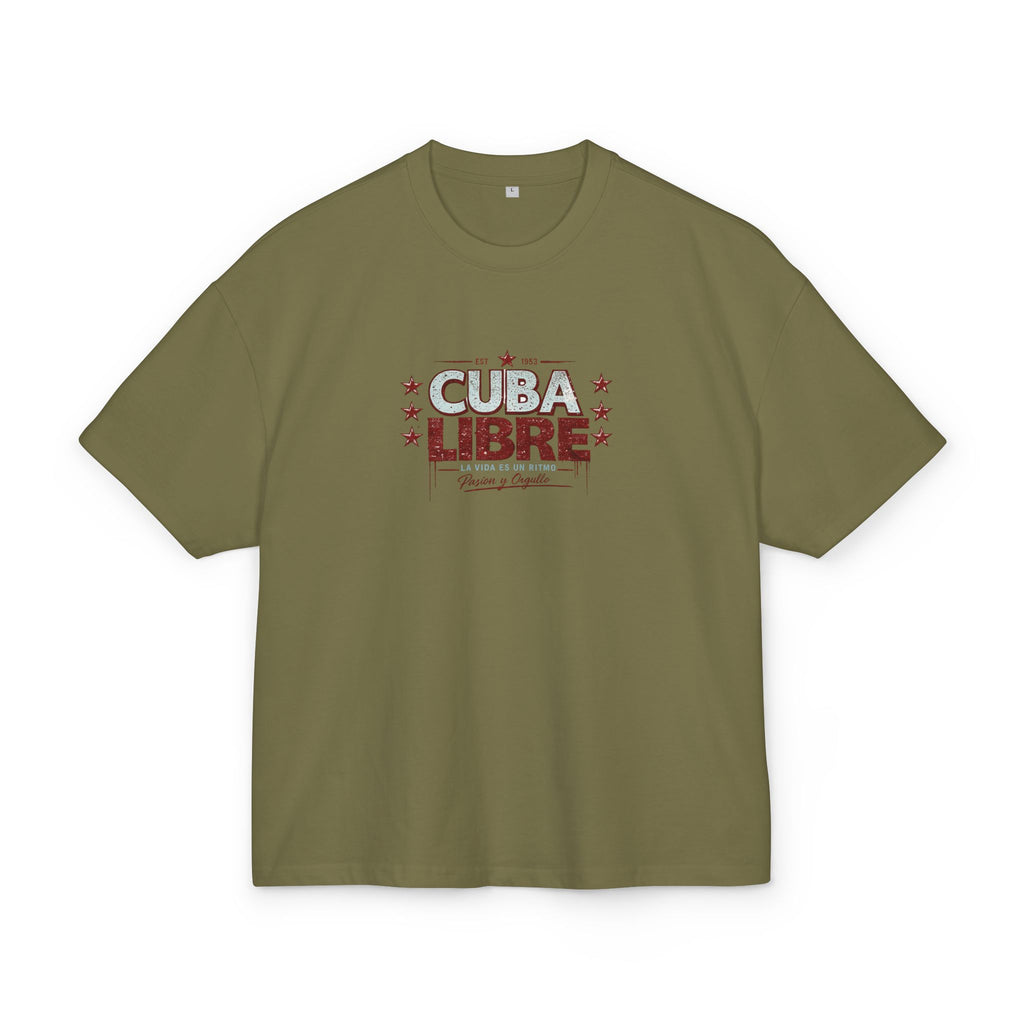 Cuba Libre Vintage Car Unisex Oversized Graphic Tee
