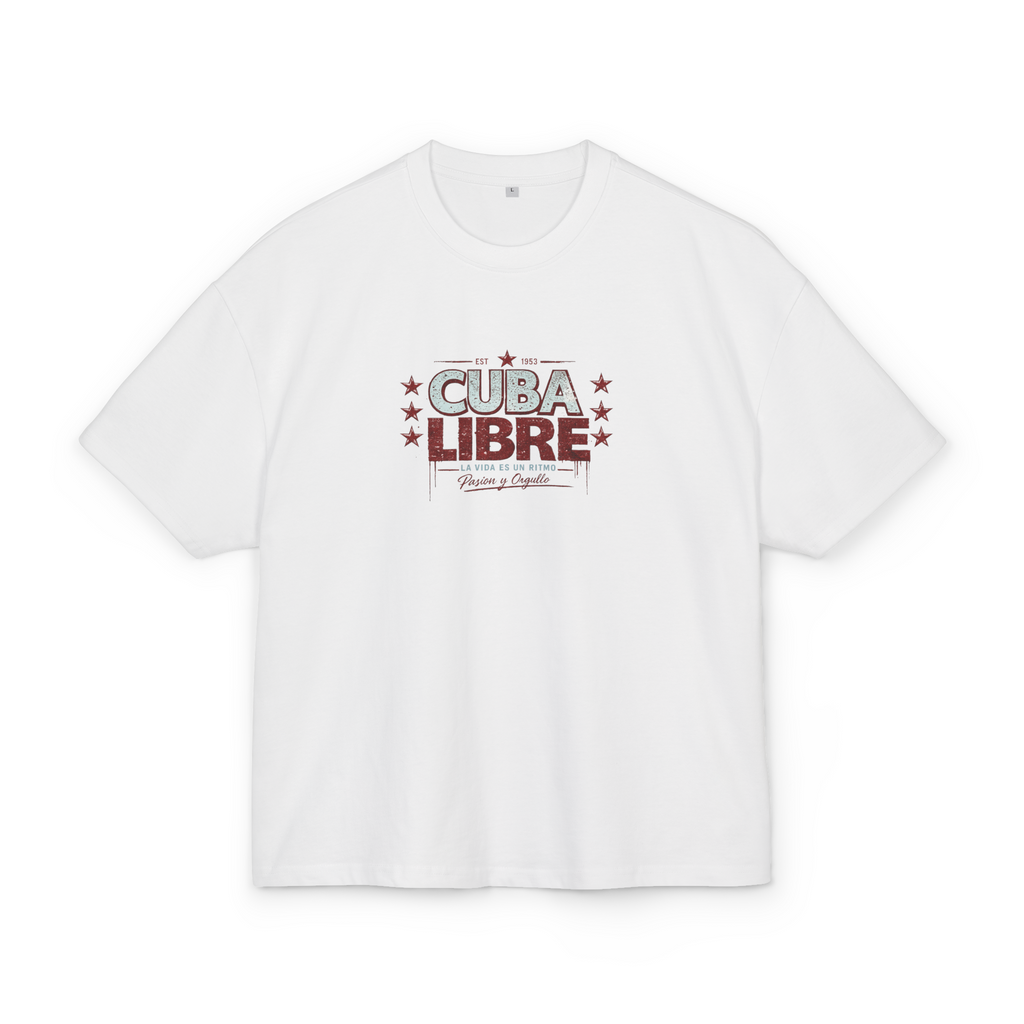 Cuba Libre Vintage Car Unisex Oversized Graphic Tee