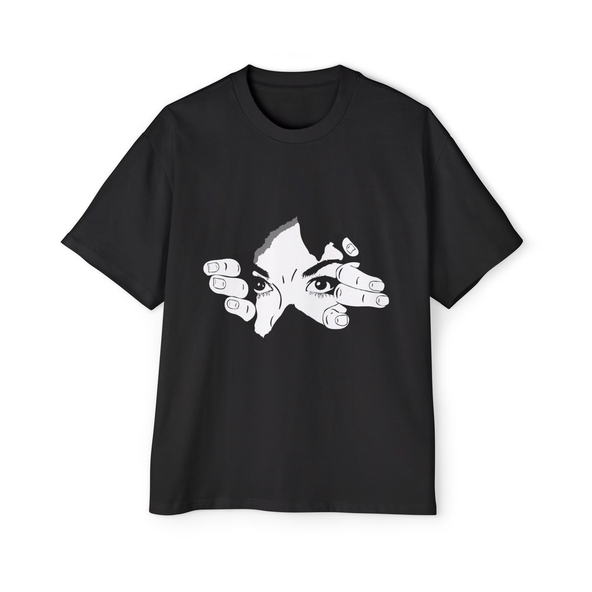 Mystic Eyes Unisex Graphic Drop Shoulder Oversized Tee