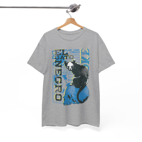 Black Cat Skull Graphic Unisex T-Shirt