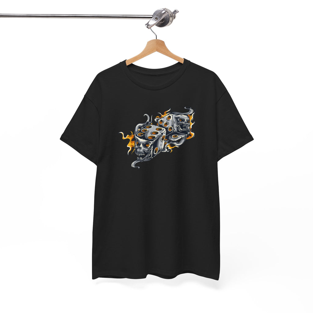 Skull Dice Graphic Streetwear Unisex T-Shirt