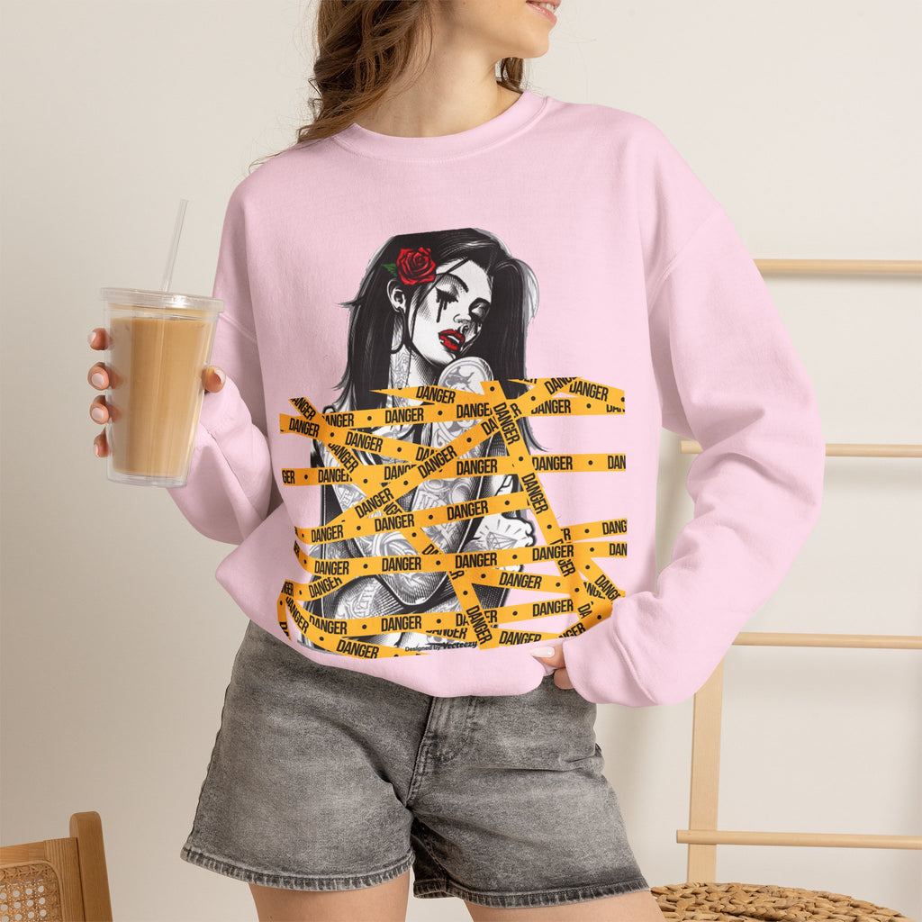 Dark Rose Unisex Premium Streetwear Graphic Sweatshirt