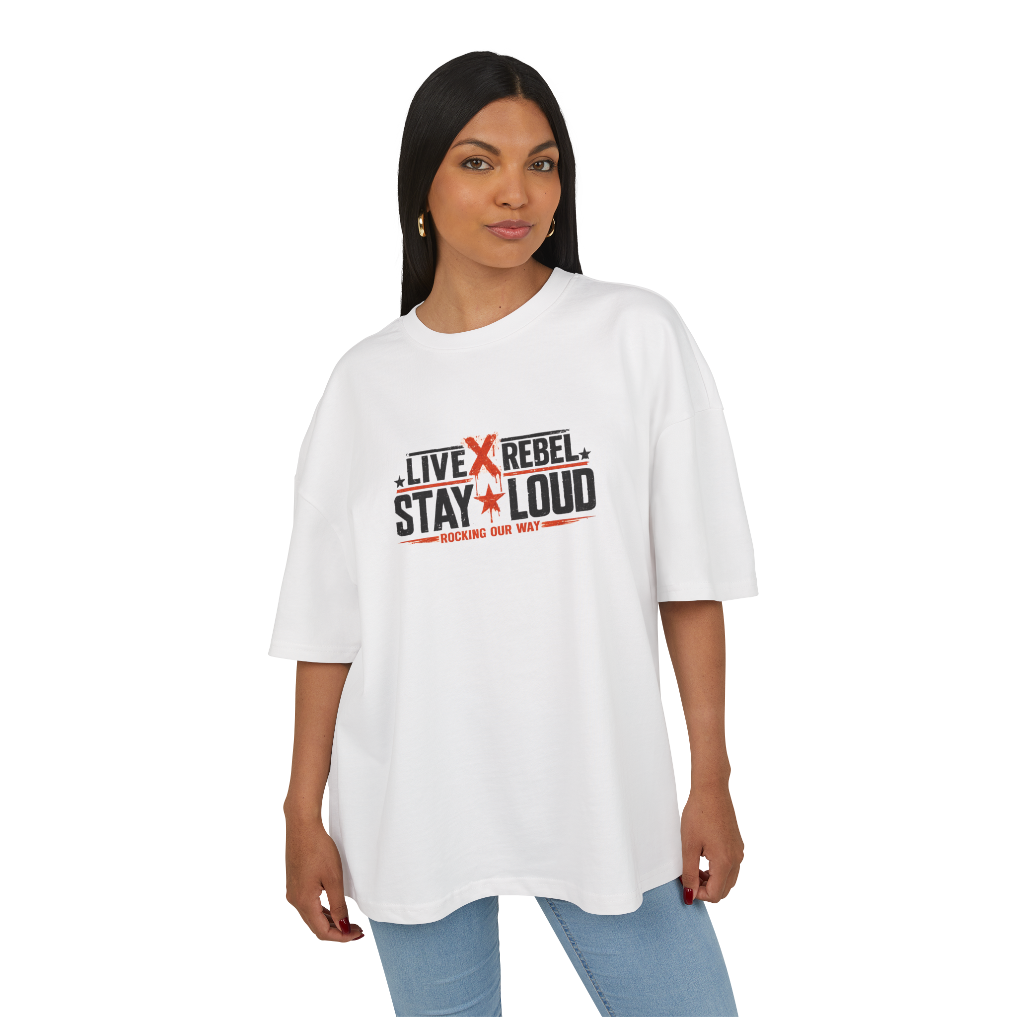 Rock & Roll Forever Unisex Drop-Shoulder Oversized Tee