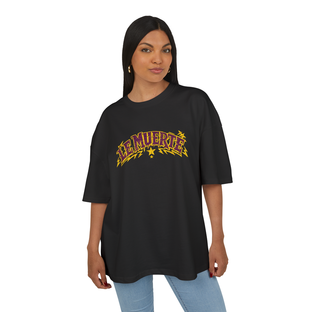 La Muerte Skeleton Graphic Unisex Drop-Shoulder Oversized Tee