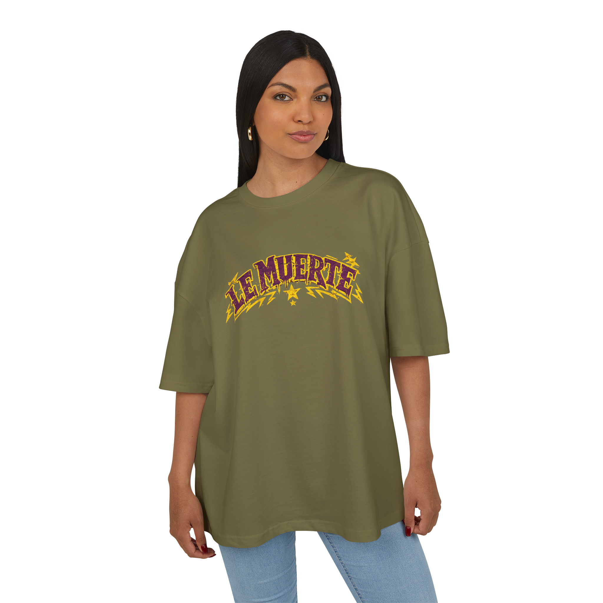 La Muerte Skeleton Graphic Unisex Drop-Shoulder Oversized Tee