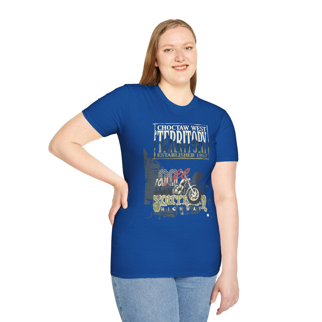 Vintage Motorcycle Artwork Unisex Graphic T-Shirt