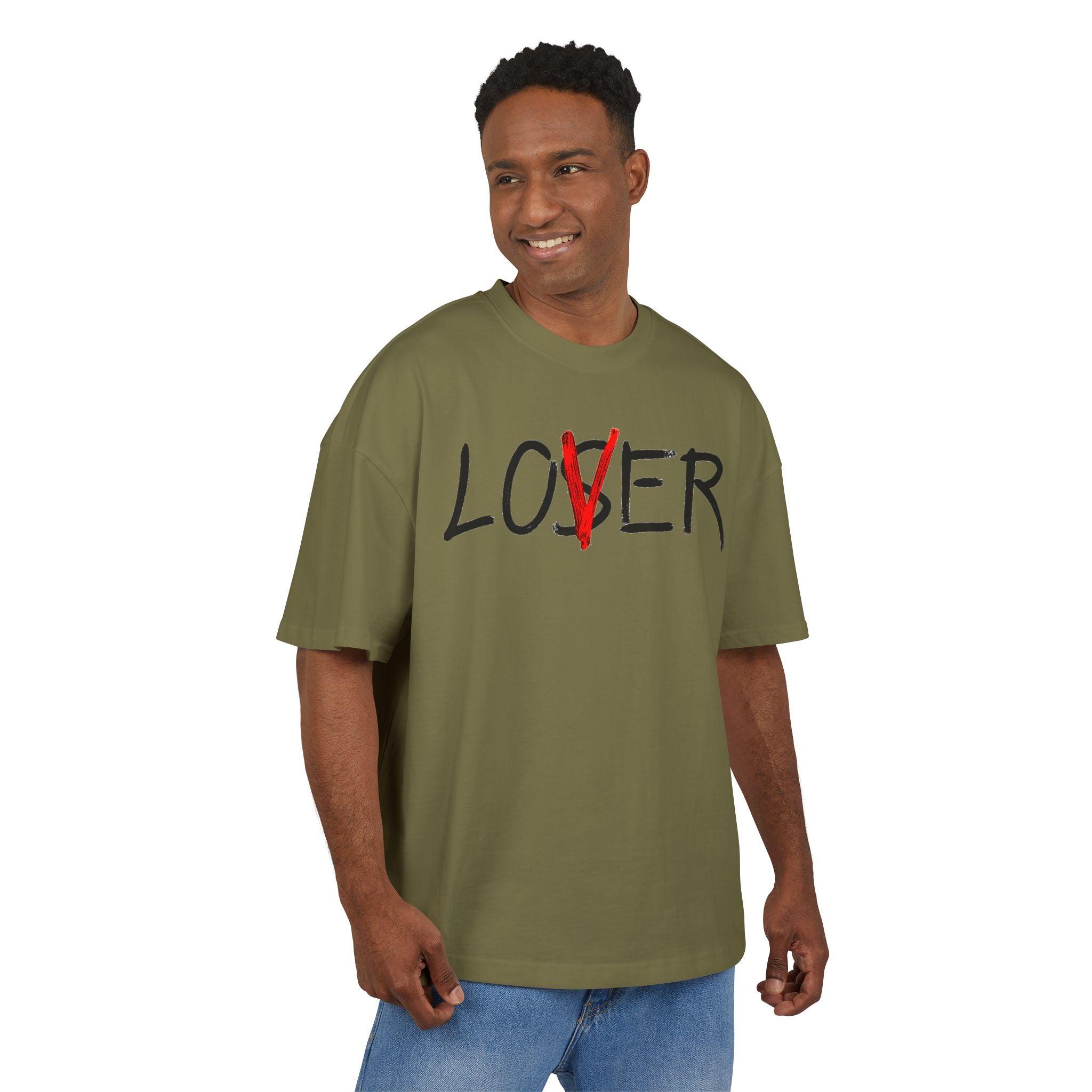 Lover Typography Unisex Oversized Tee