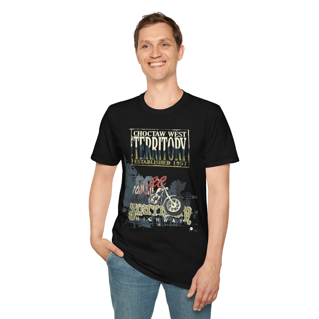Vintage Motorcycle Artwork Unisex Graphic T-Shirt