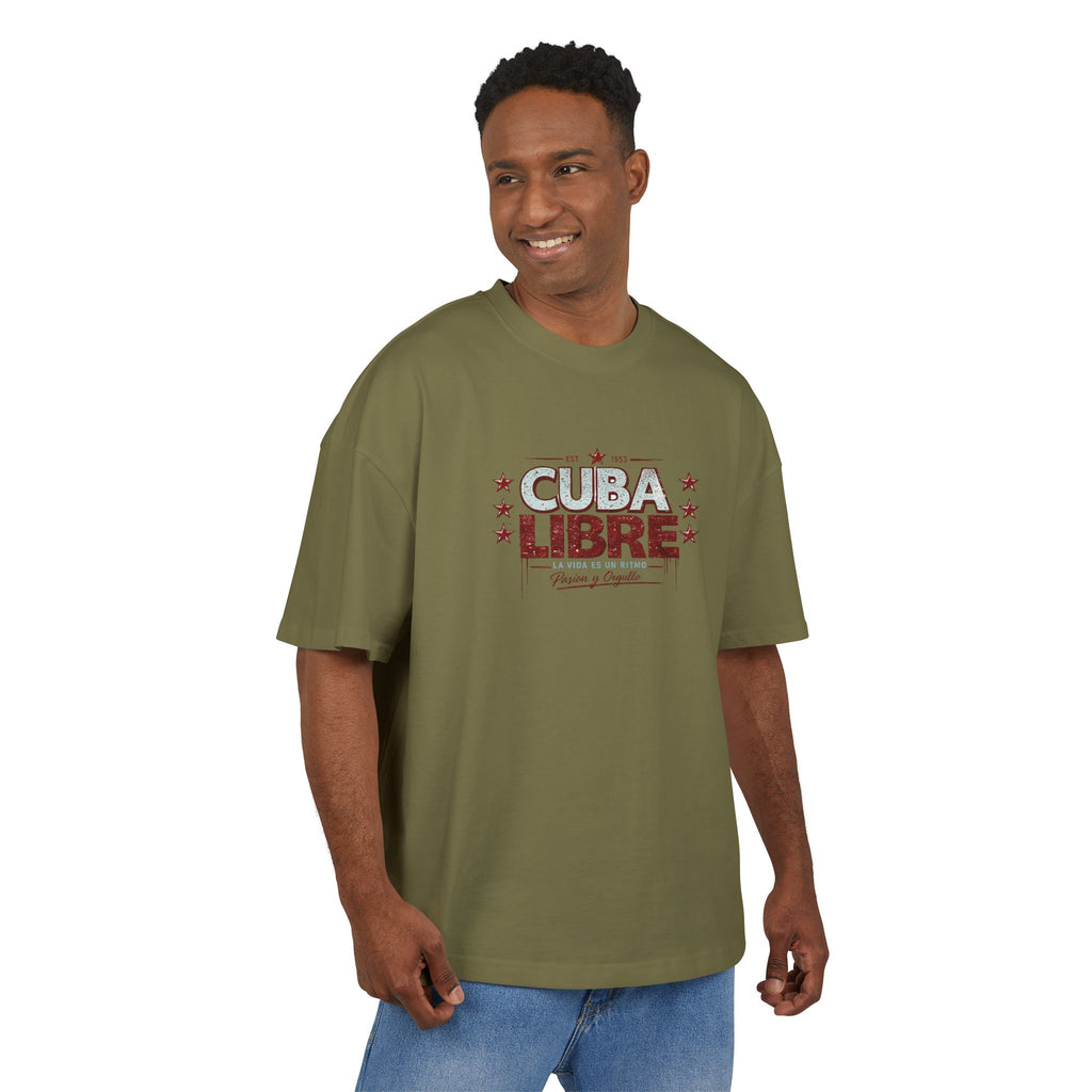 Cuba Libre Vintage Car Unisex Oversized Graphic Tee