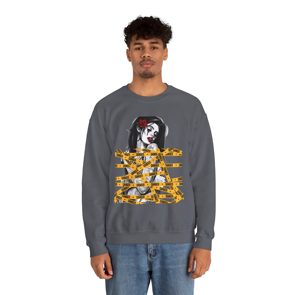 Dark Rose Unisex Premium Streetwear Graphic Sweatshirt
