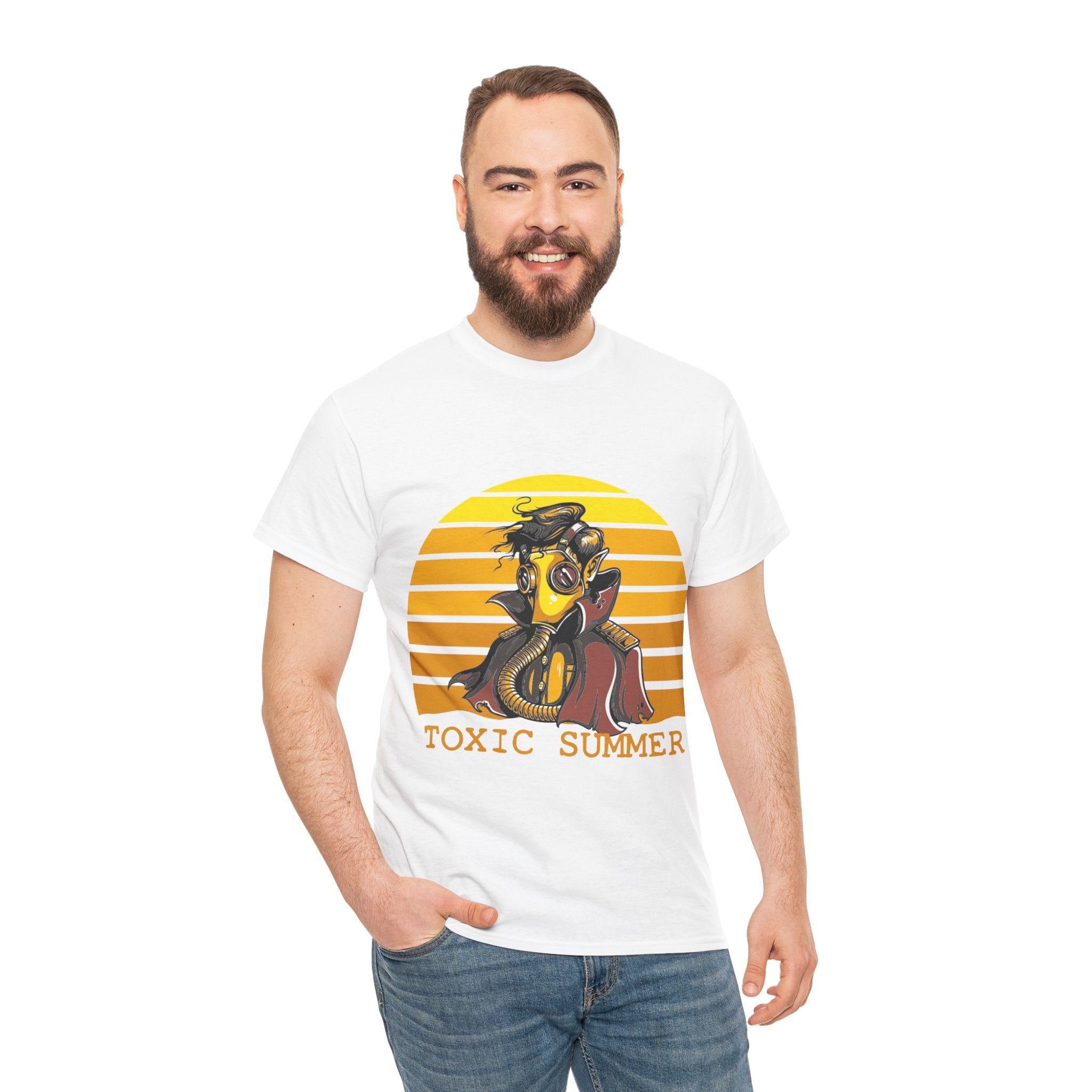 Toxic Summer Graphic Unisex Pure Cotton T-Shirt