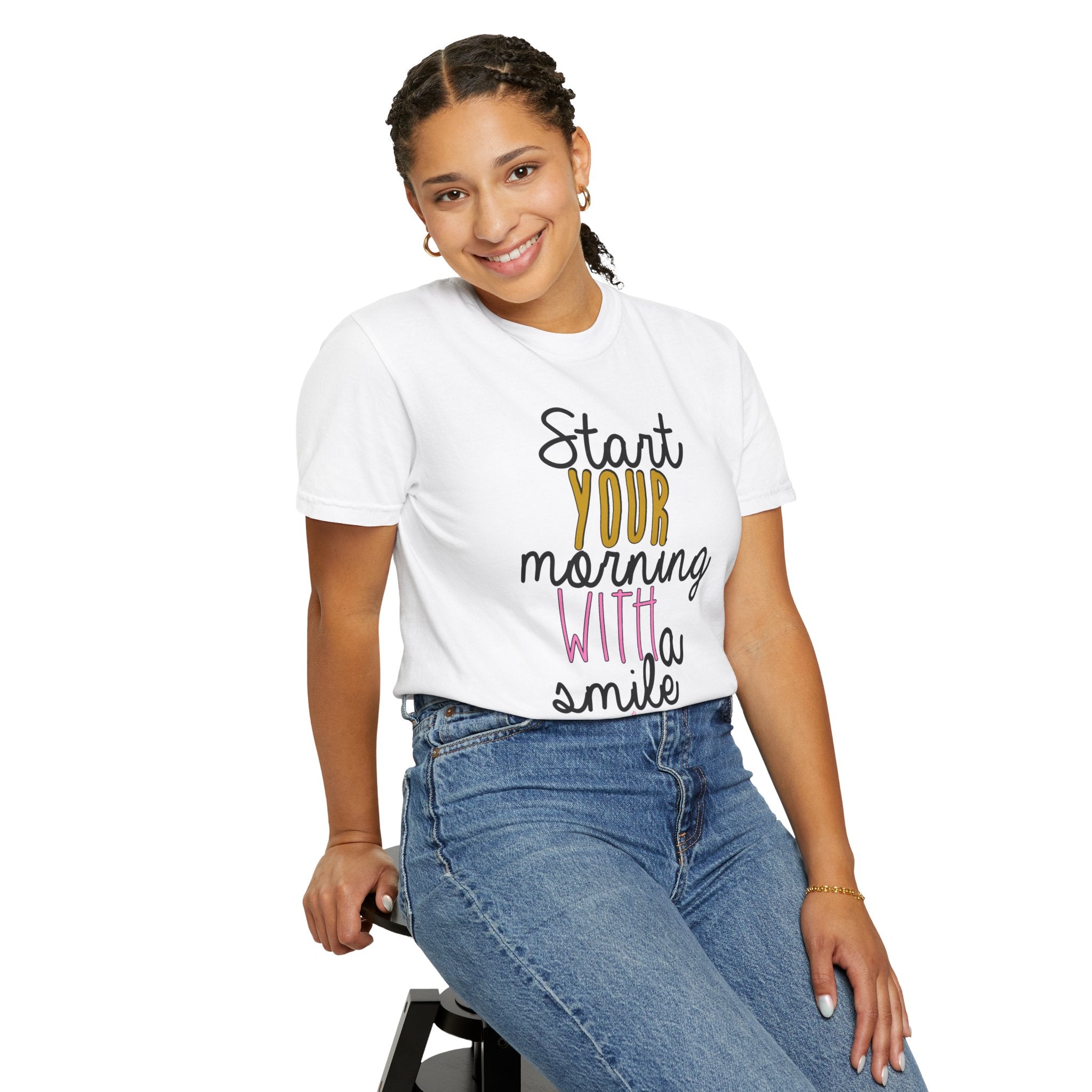 Start Your Morning With A Smile Graphic T-Shirt