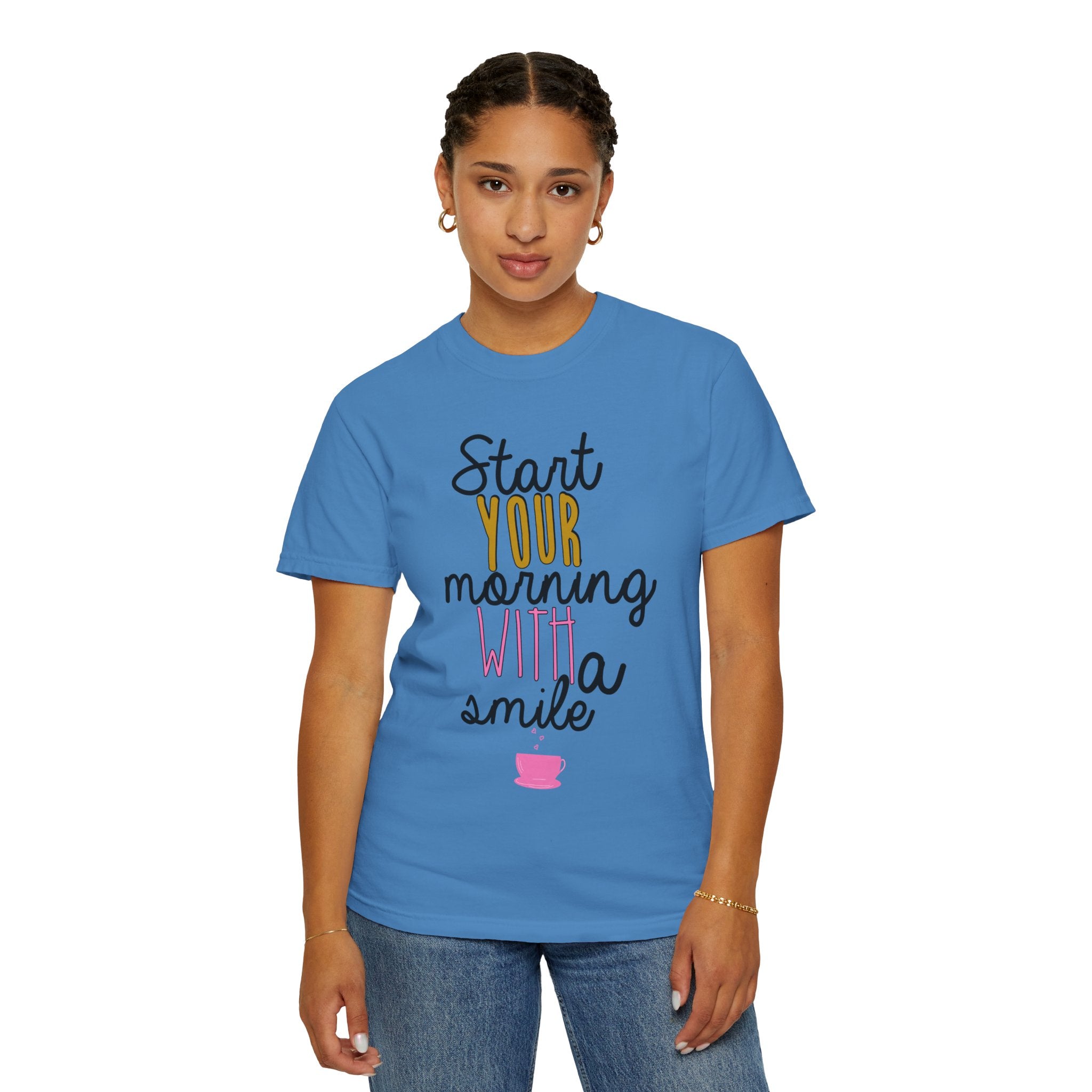 Start Your Morning With A Smile Graphic T-Shirt