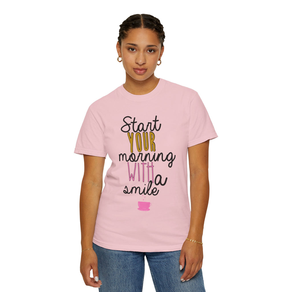 Start Your Morning With A Smile Graphic T-Shirt